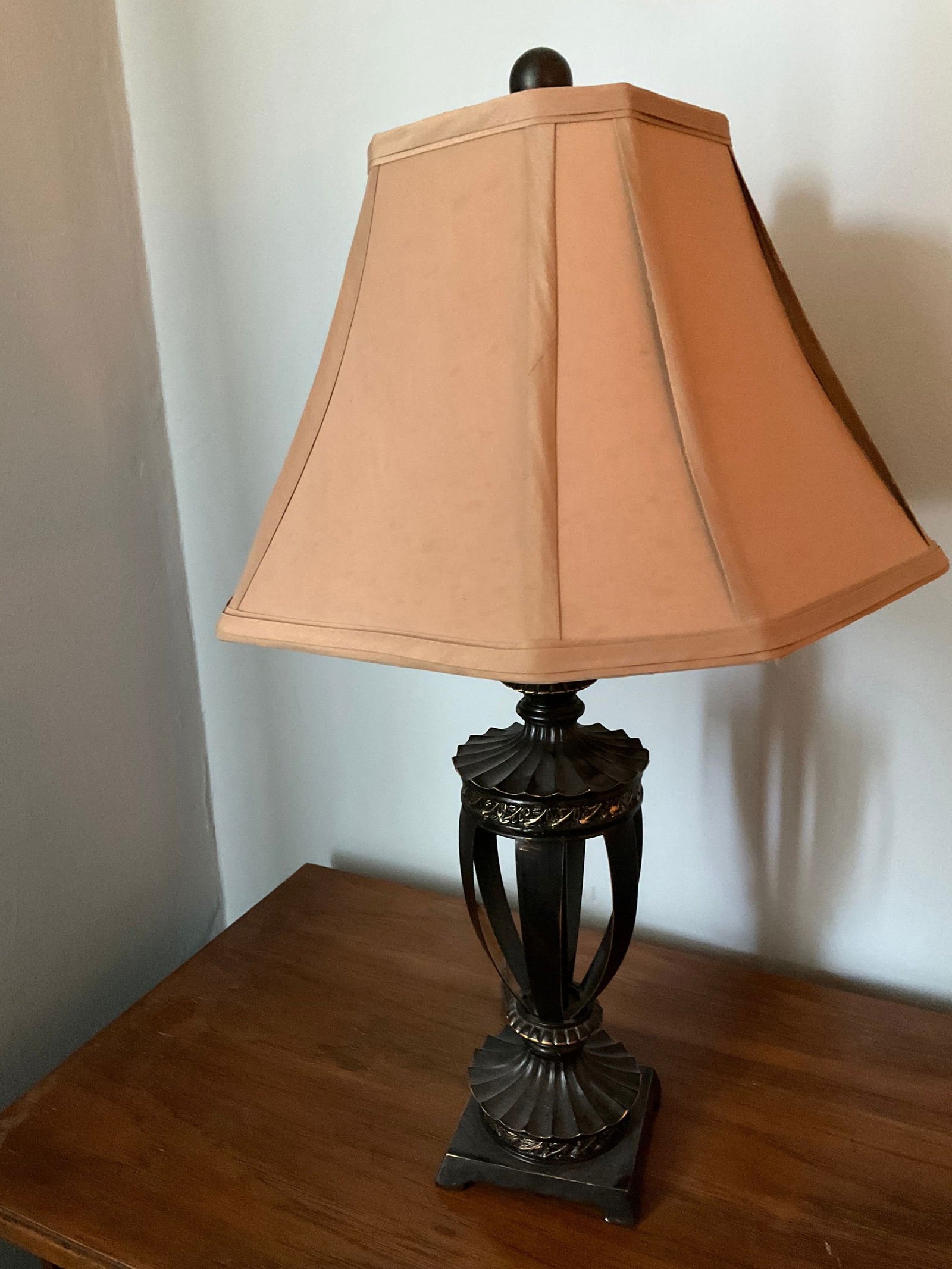 brass side table lamp 24â€ tall (1 of 1)