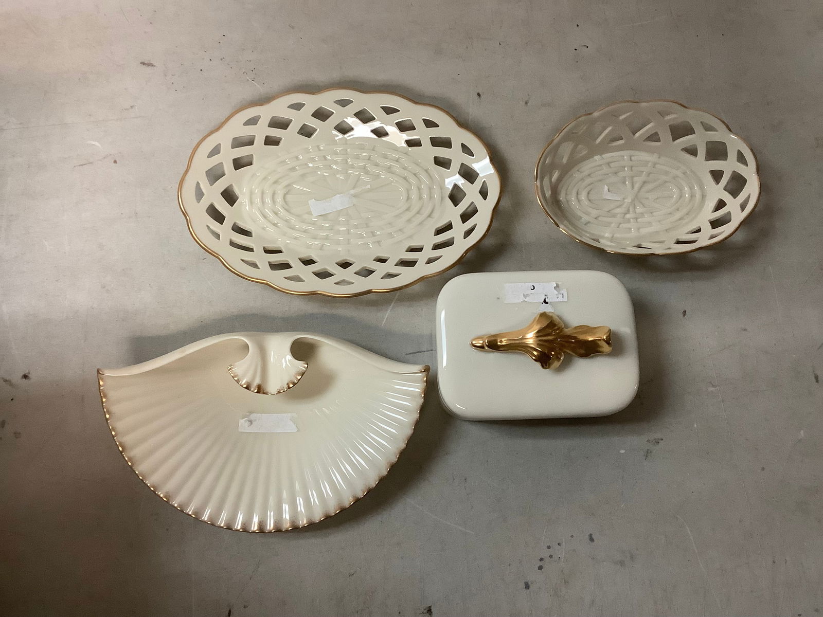 Lot of Lenox Dishes and Trinket Box (1 of 1)