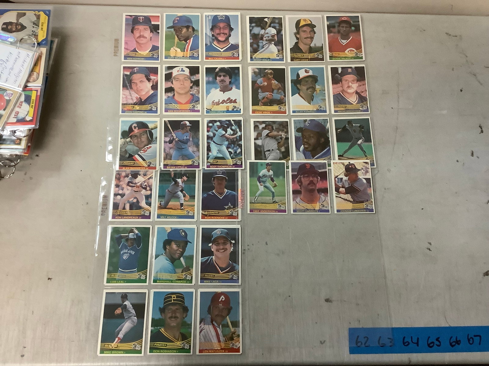 1984 Donruss Double Sided Baseball Cards (57): 1984 Donruss Double Sided Baseball Cards (57)
