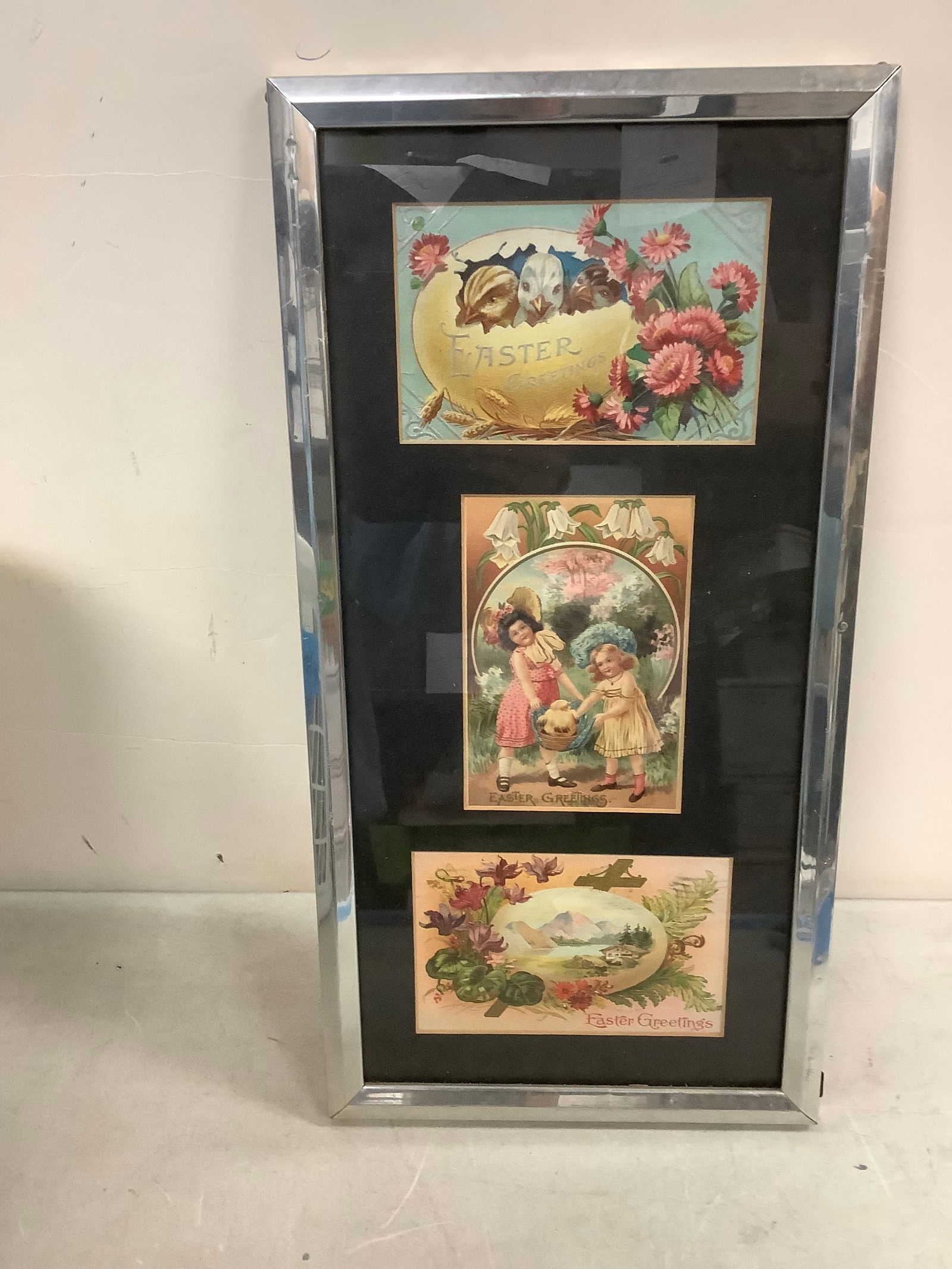 Easter greetings framed pictures 17in.x8.5in. (1 of 1)