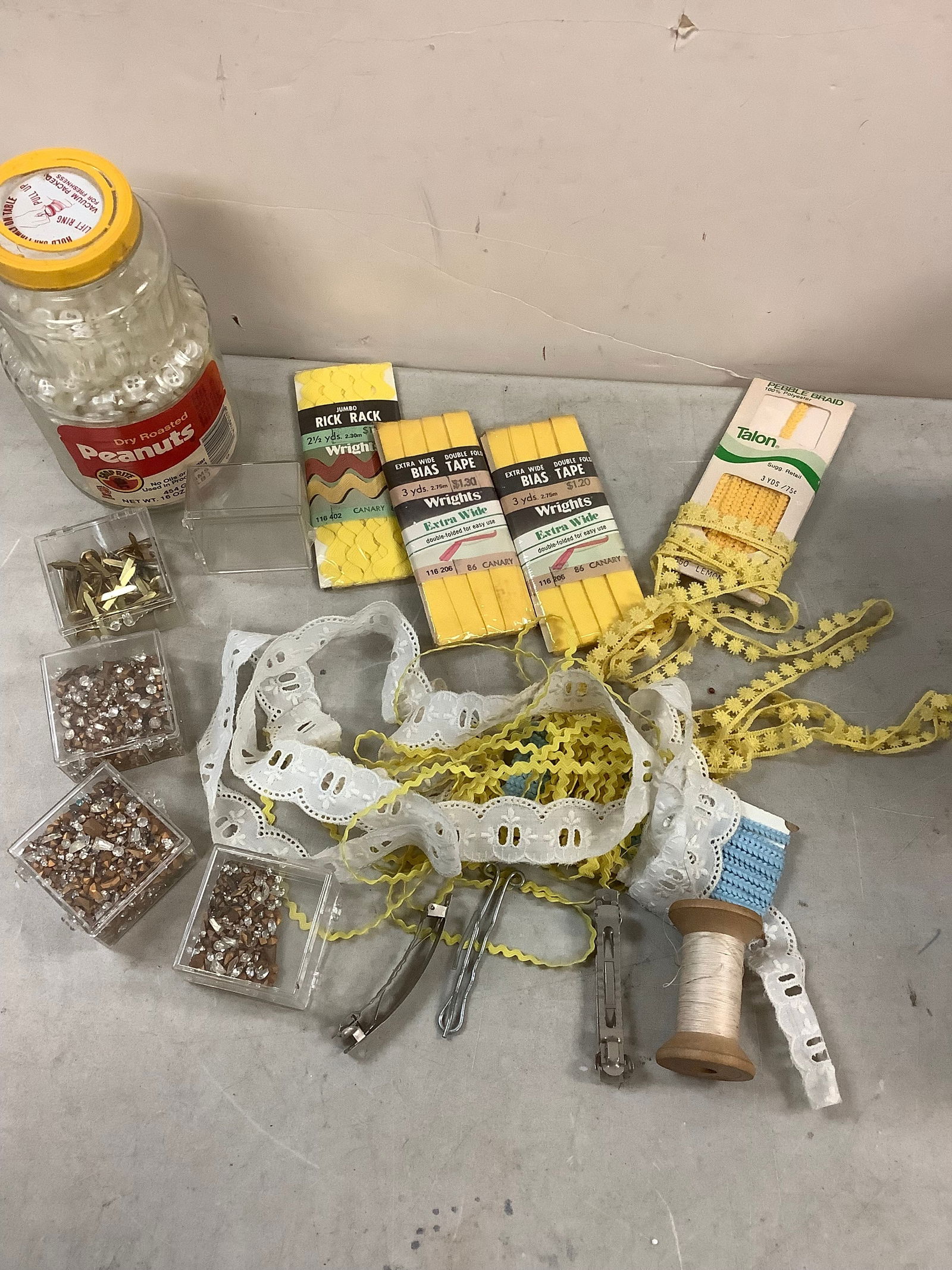 Lot of sewing accessories(buttons,beads, thread, and more) (1 of 1)