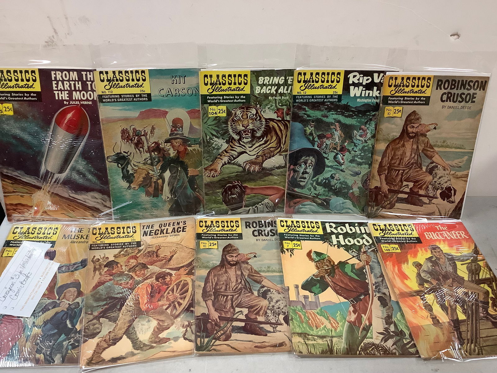 Lot of classics illustrated vintage comics (1 of 1)