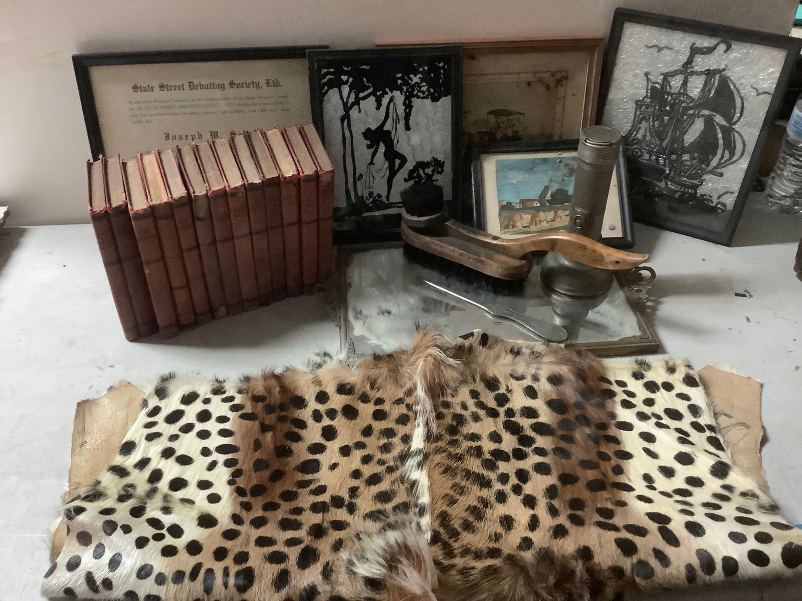 Vintage flashlight, assorted framed artwork and more (1 of 1)