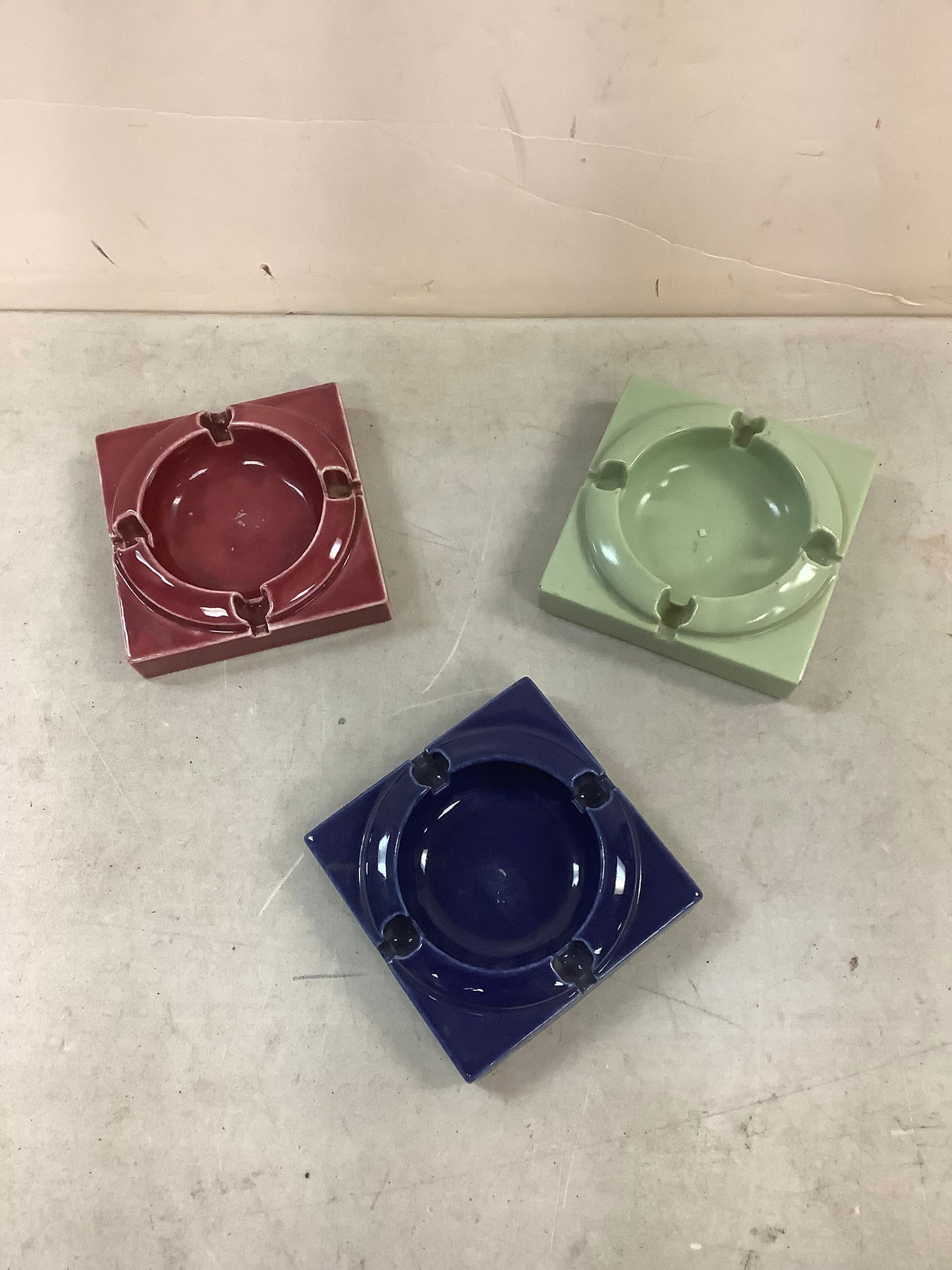 3 Vintage ash trays (1 of 1)