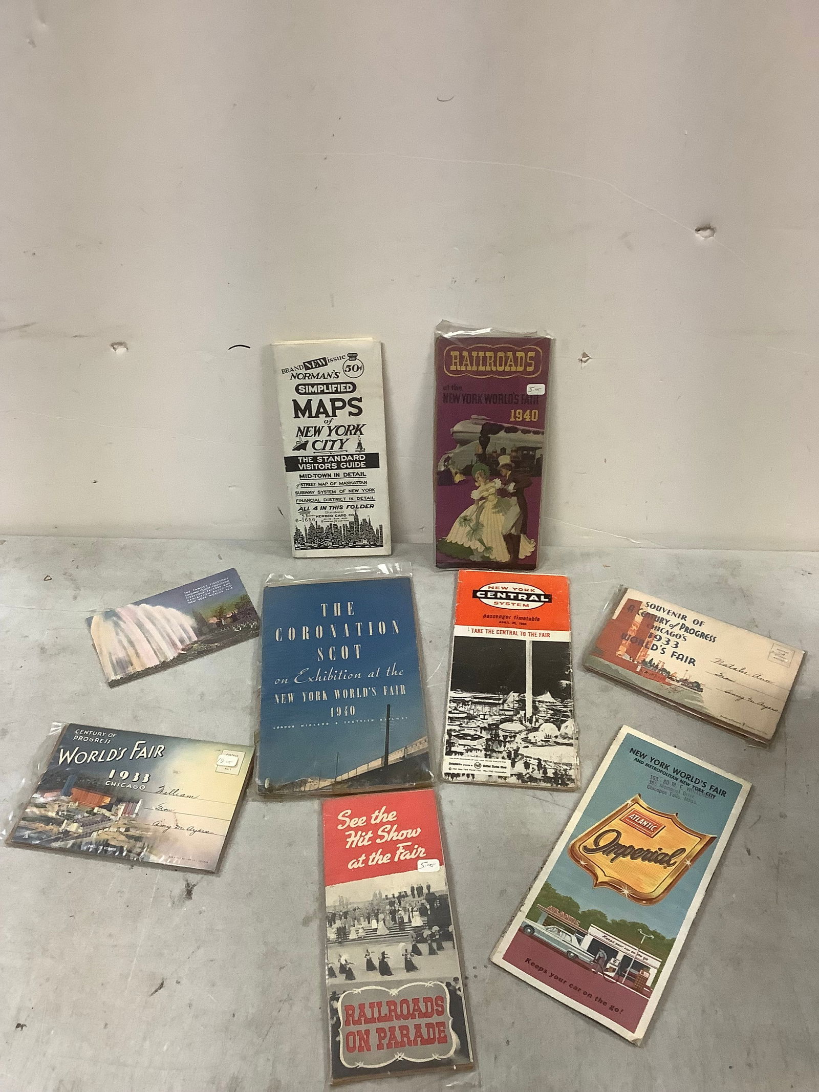 World's Fair Postcards and Maps (1 of 1)