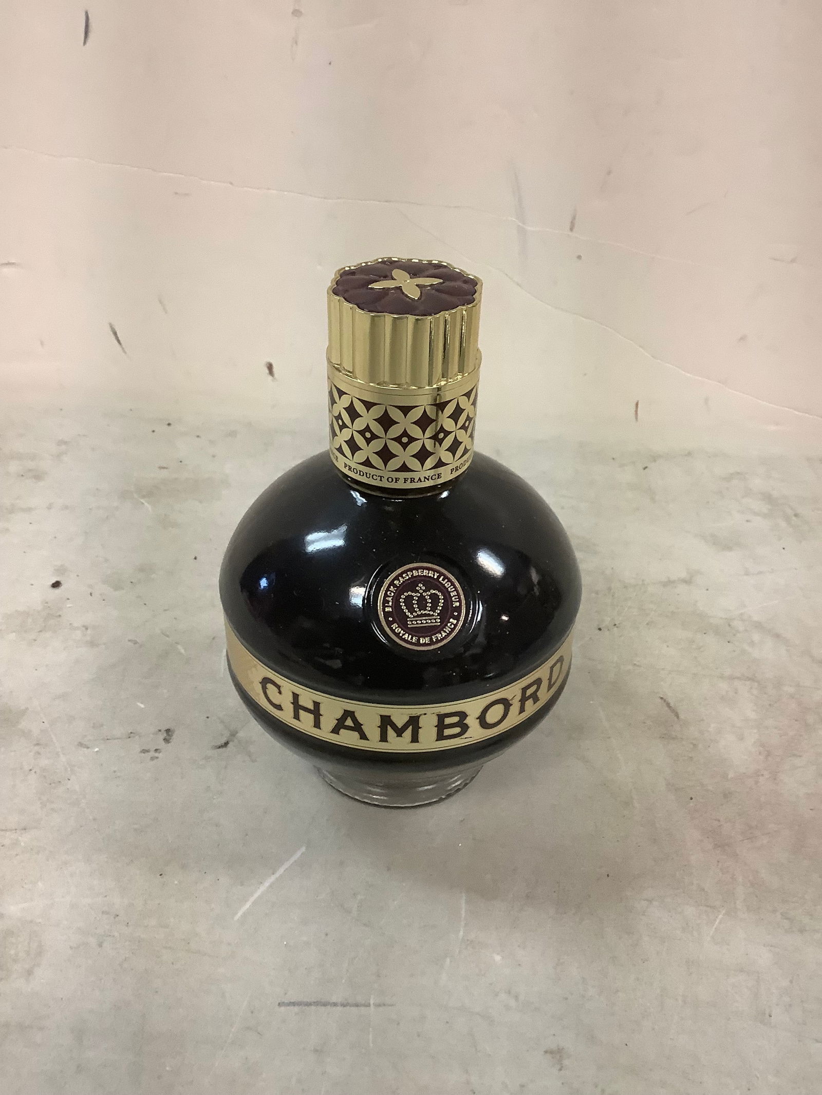 Sealed Shambord Black Raspberry Liqueur 375 ML (1 of 1)