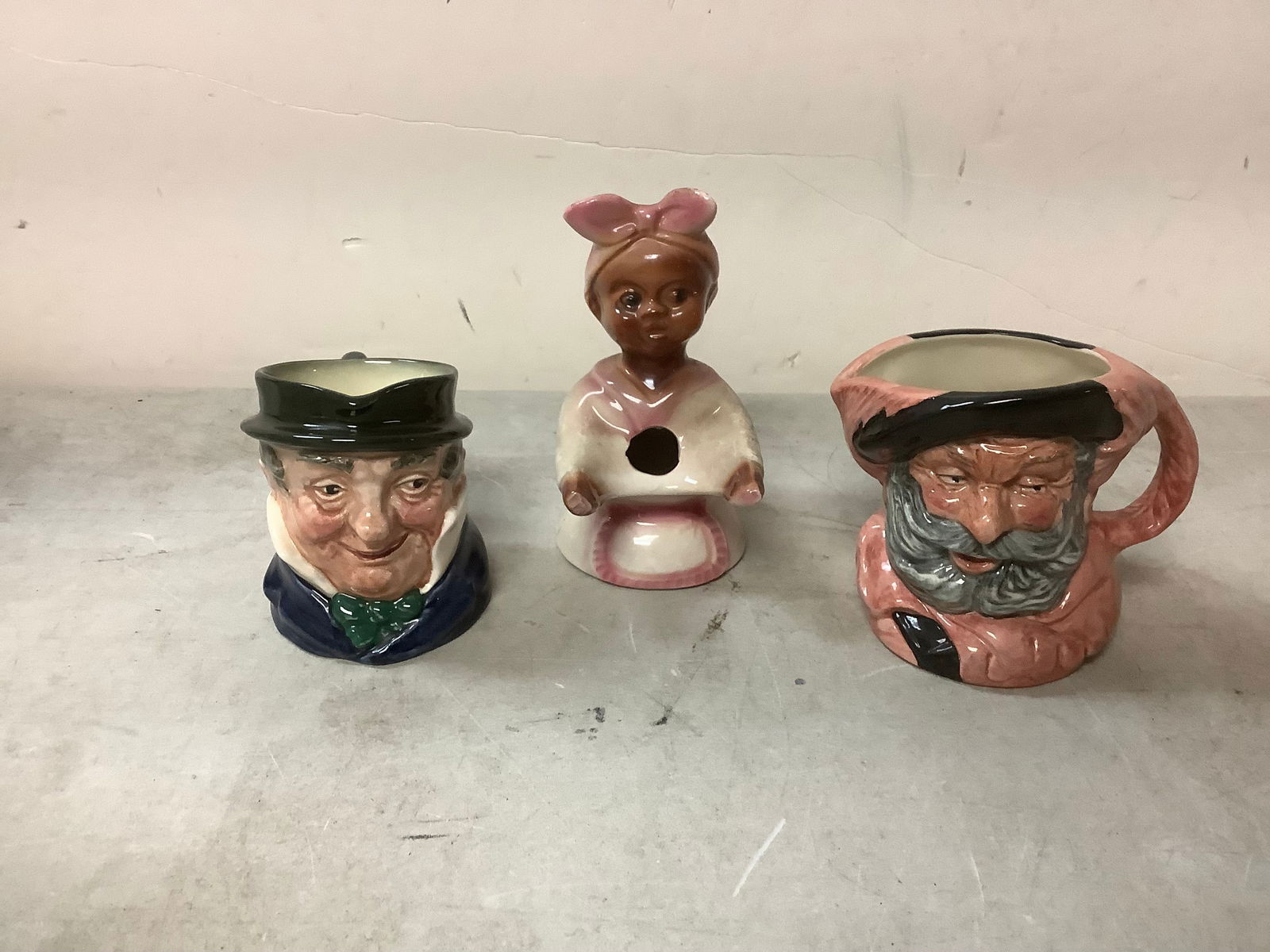 Royal Doulton Face Mugs 4 1/2 tallest (1 of 1)