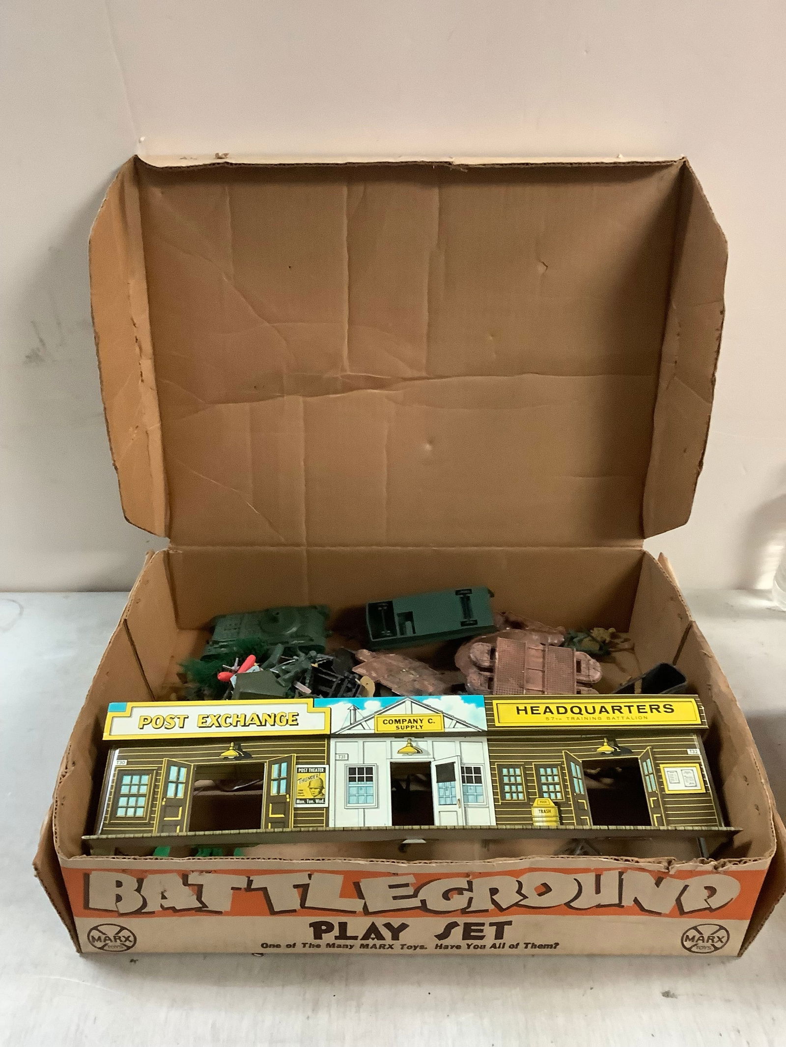 Marx Vintage Battleground Toy Set (1 of 1)