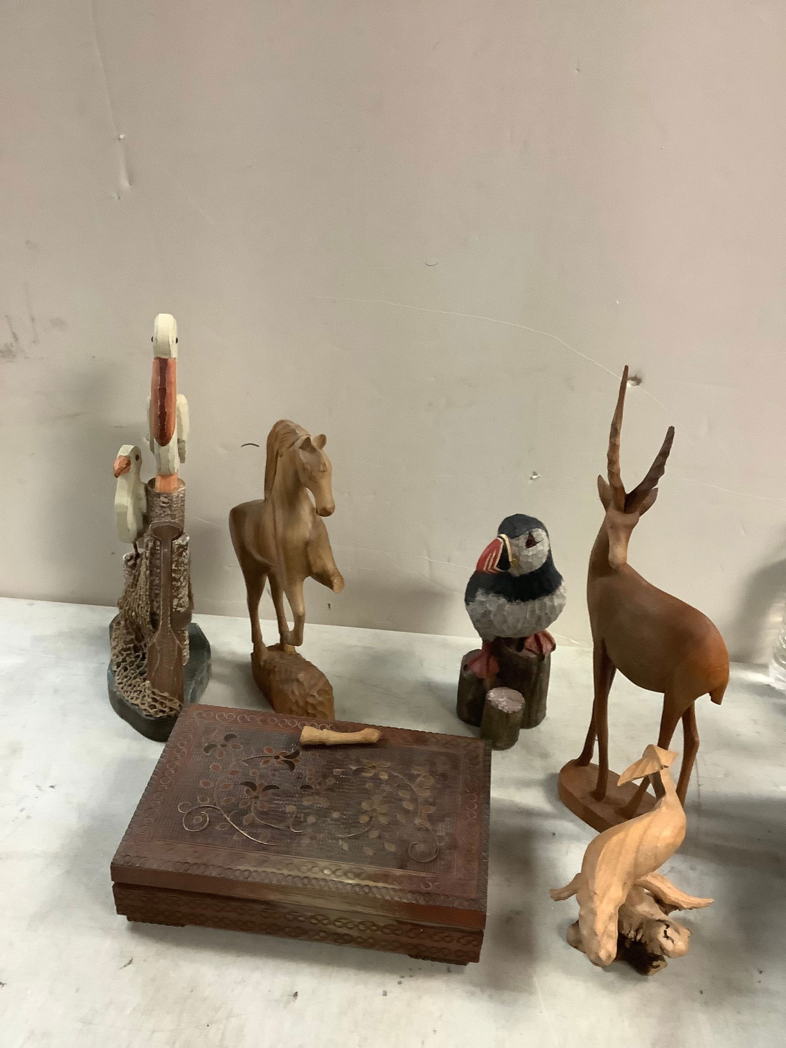 Animal Figurines and more (one broken) tallest 16 in (1 of 1)
