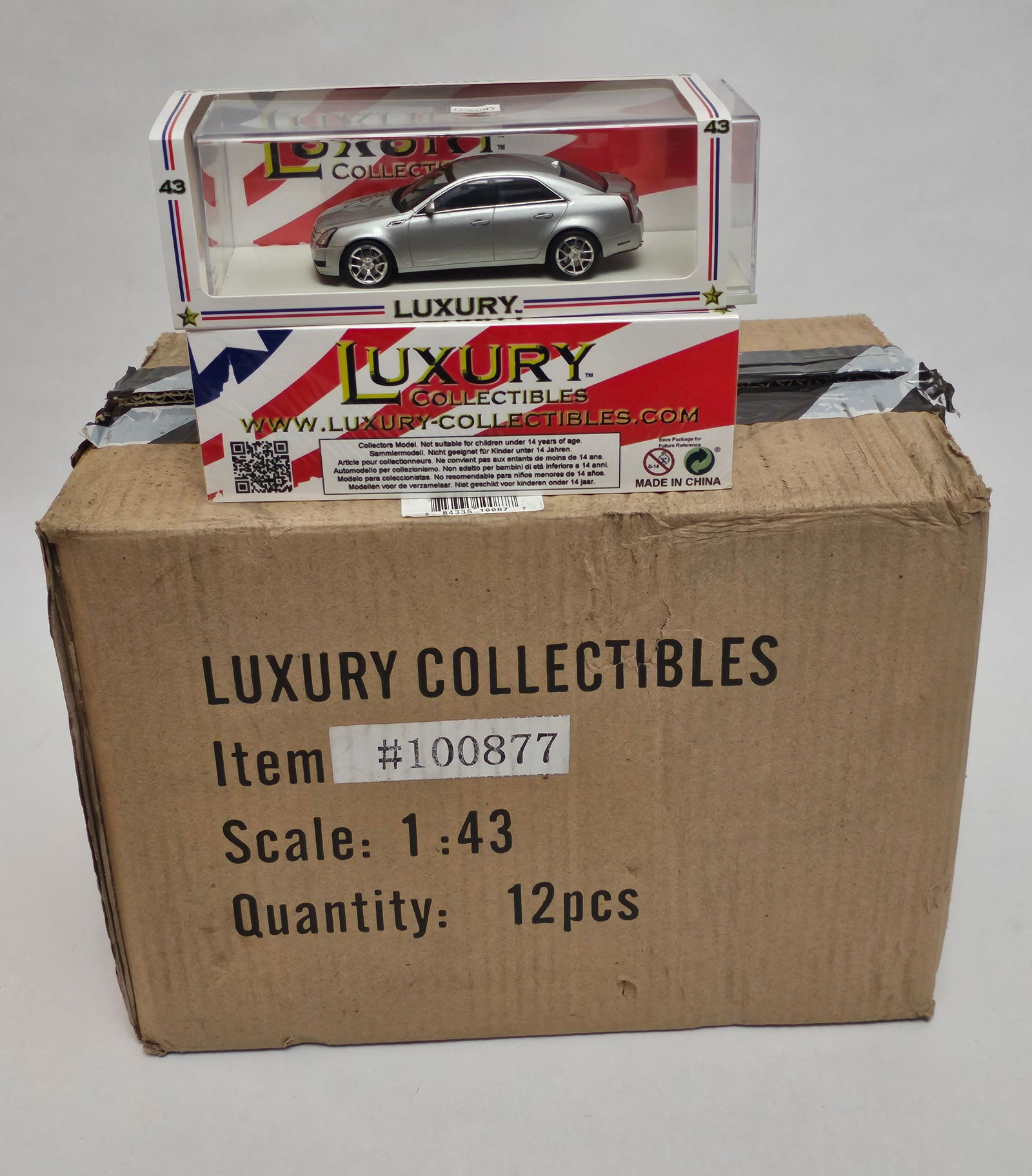 Case of 12 NIB Luxury Die Cast Cars 2011 Cadillac CTS Sedan (1 of 1)