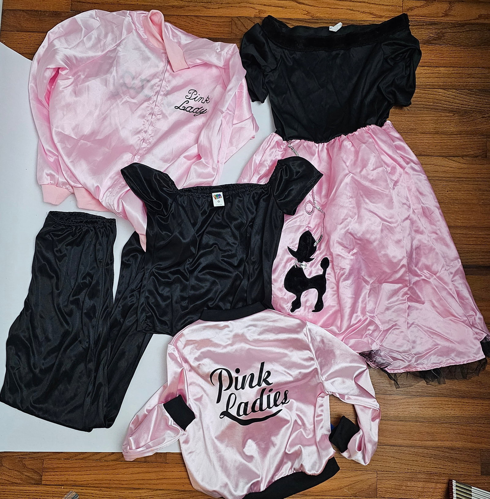 Halloween Costumes Grease (women's s/m and childs jacket) and 50s dress (older child): Halloween Costumes Grease (women's s/m and childs jacket) and 50s dress (older child)