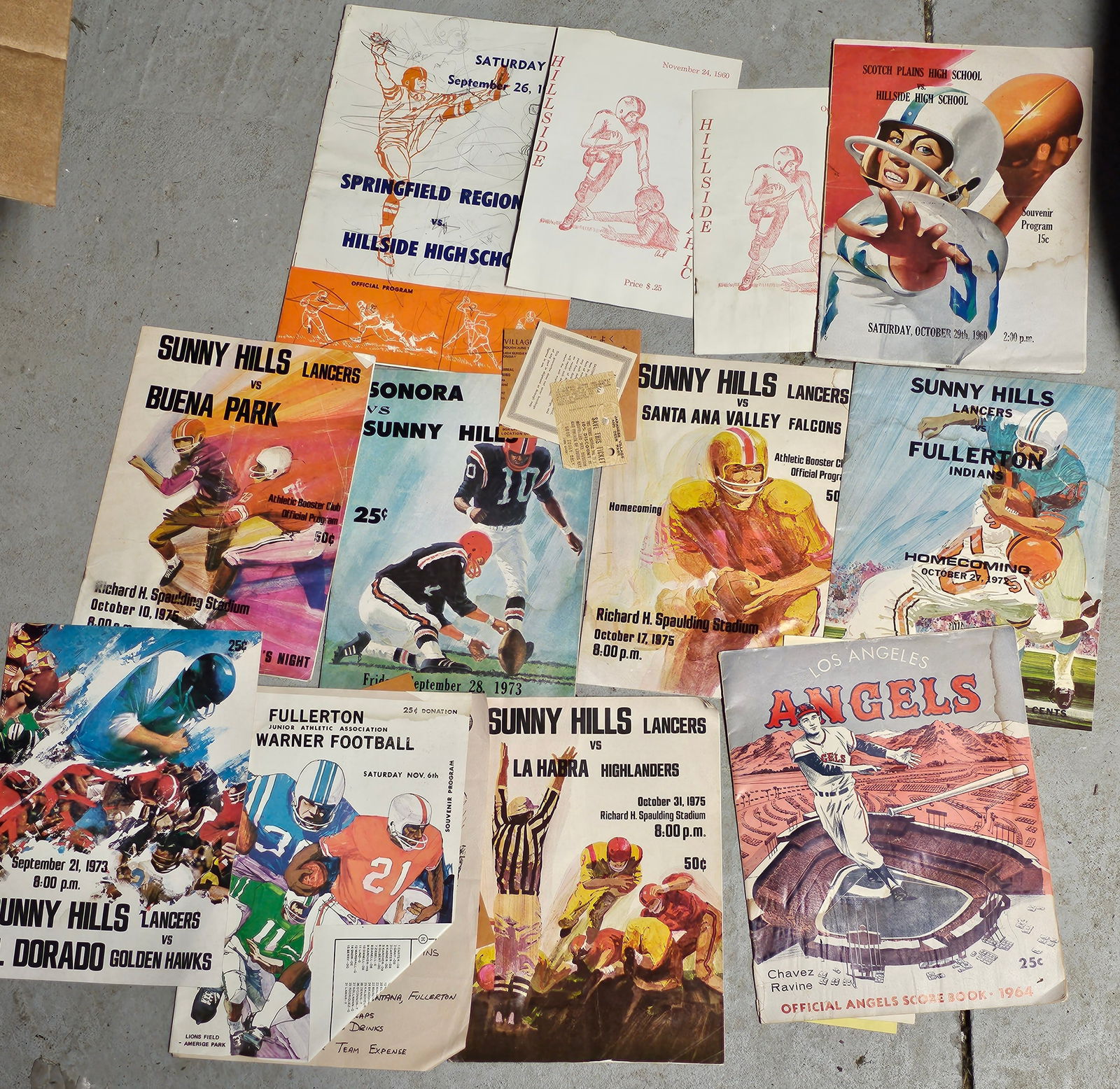 Vintage Football Programs incl NJ (1 of 1)