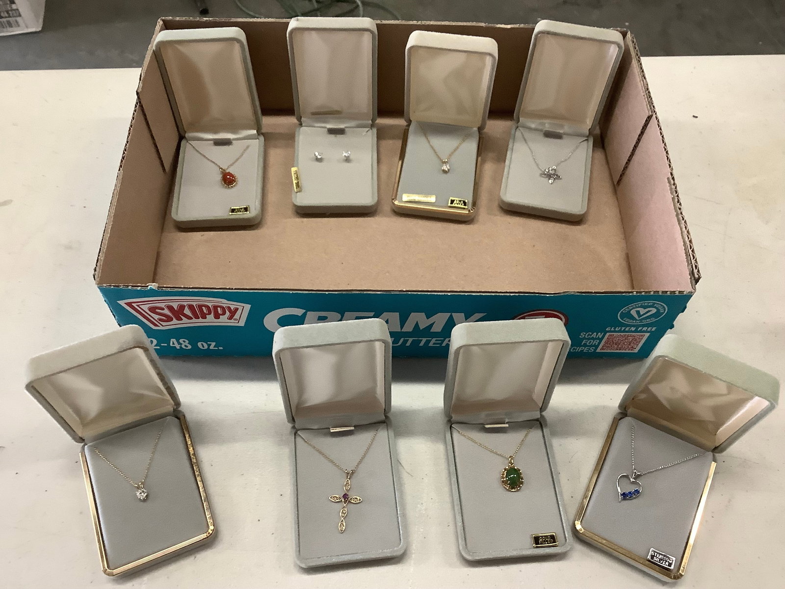 Assorted Sterling Silver and Gold Plated Necklaces (1 of 1)