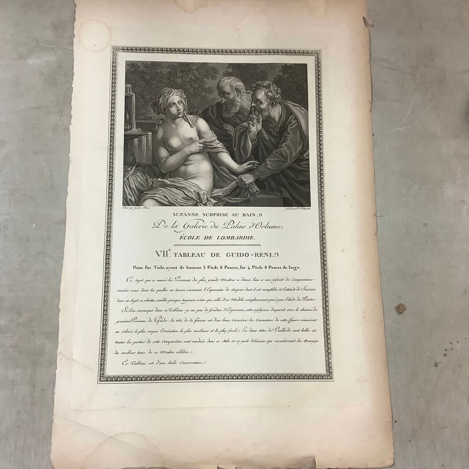 Suzanne Surprise Au Bain poster (13x20 (1 of 1)