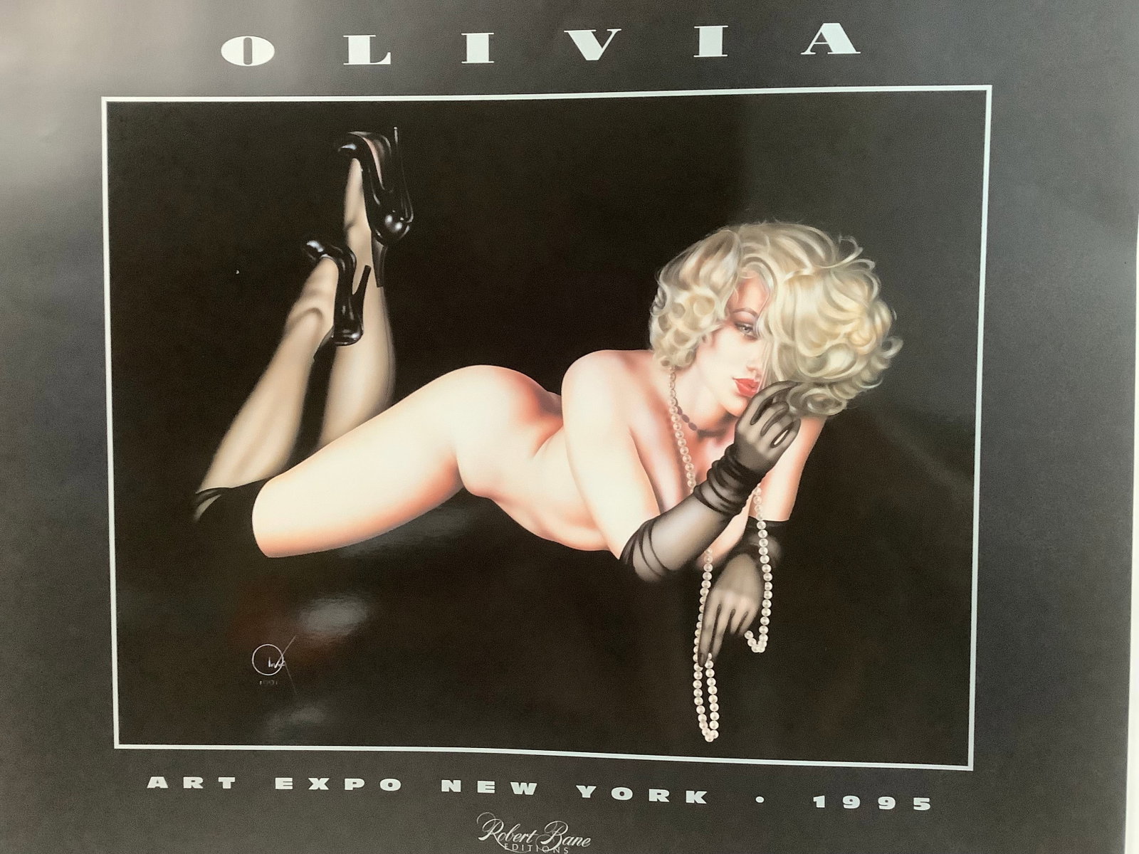1991 Olivia art Expo New York Robert Bane Editions poster (30x24): 1991 Olivia art Expo New York Robert Bane Editions poster (30x24)