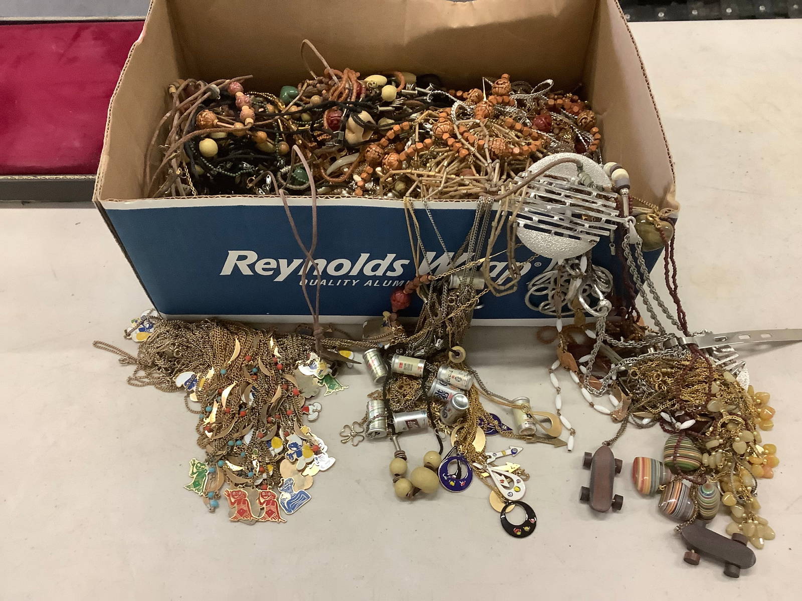 Colt 45 Charm Necklace, Smurf And Et Charm Necklaces, And More Assorted