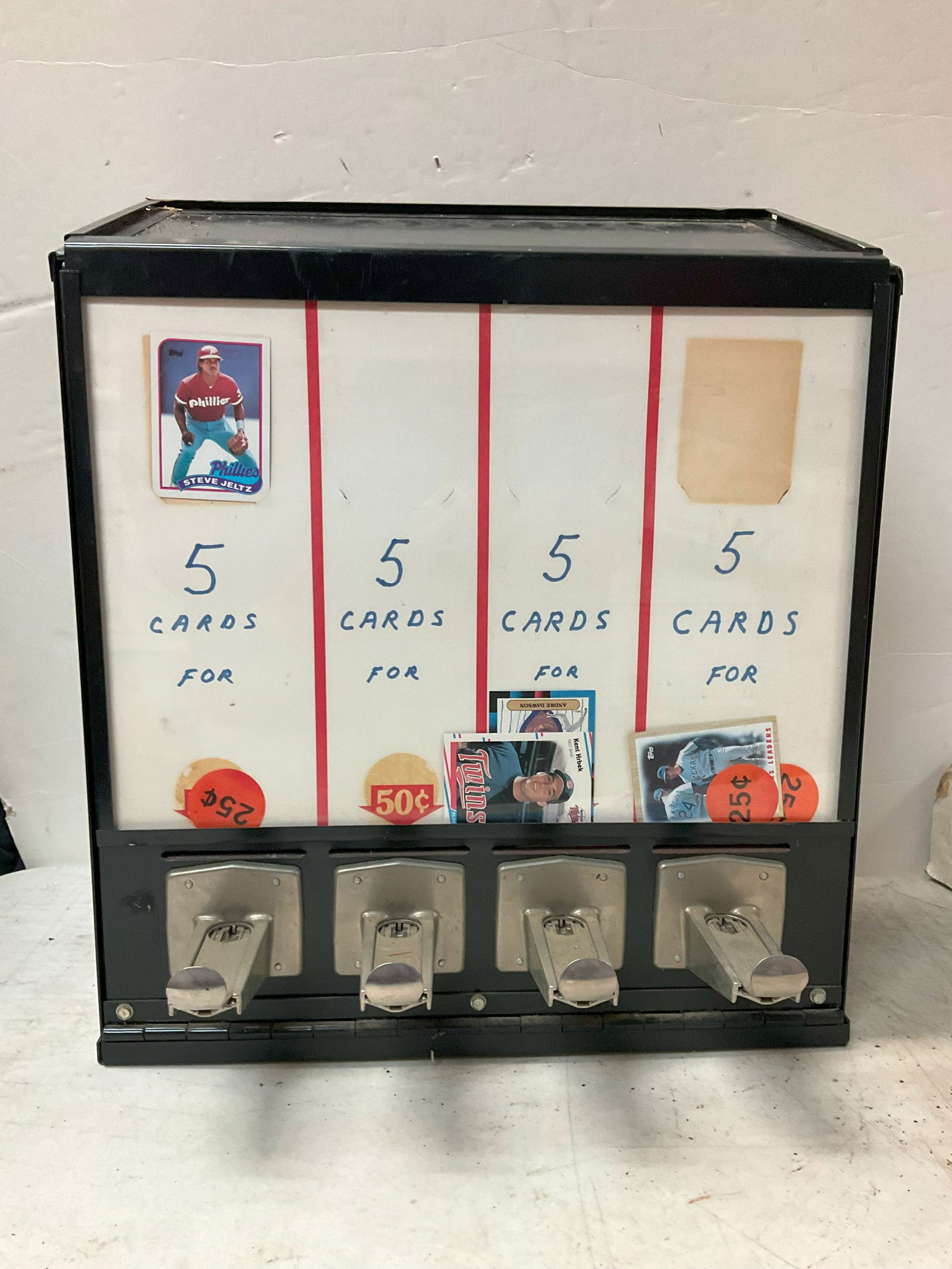 Sports Card Center Machine (21 Inches Tall) Auction