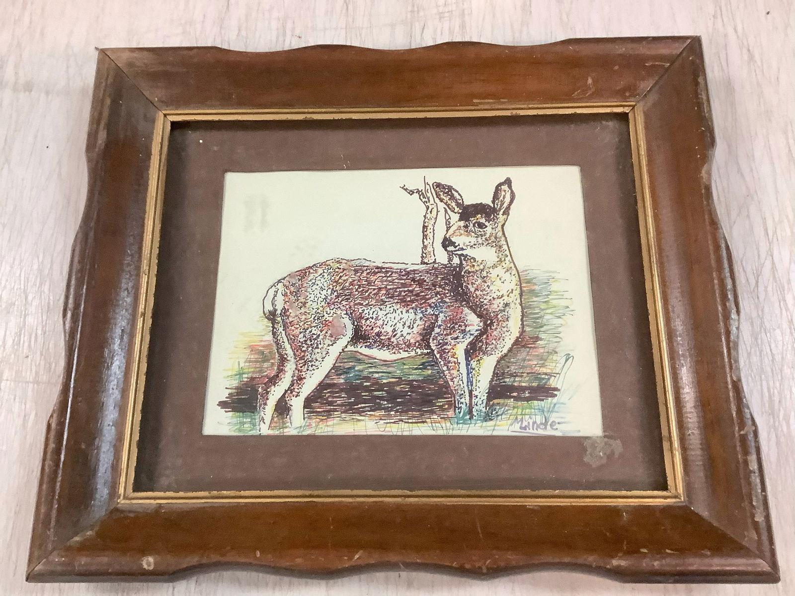 Framed Art Piece 10 1/2 x 12.75 (1 of 1)