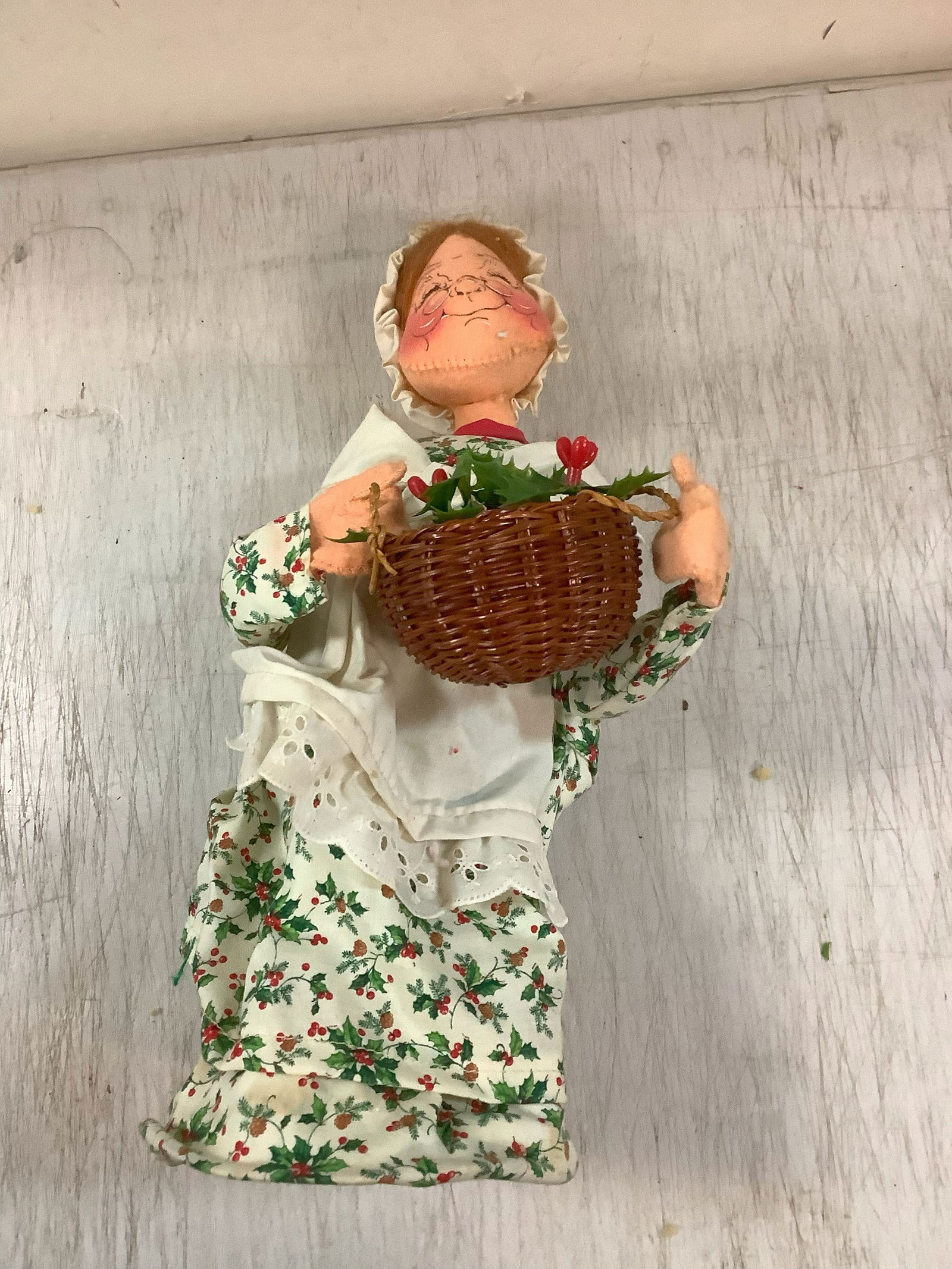 Annalee Vintage Christmas Doll 14in tall (1 of 1)