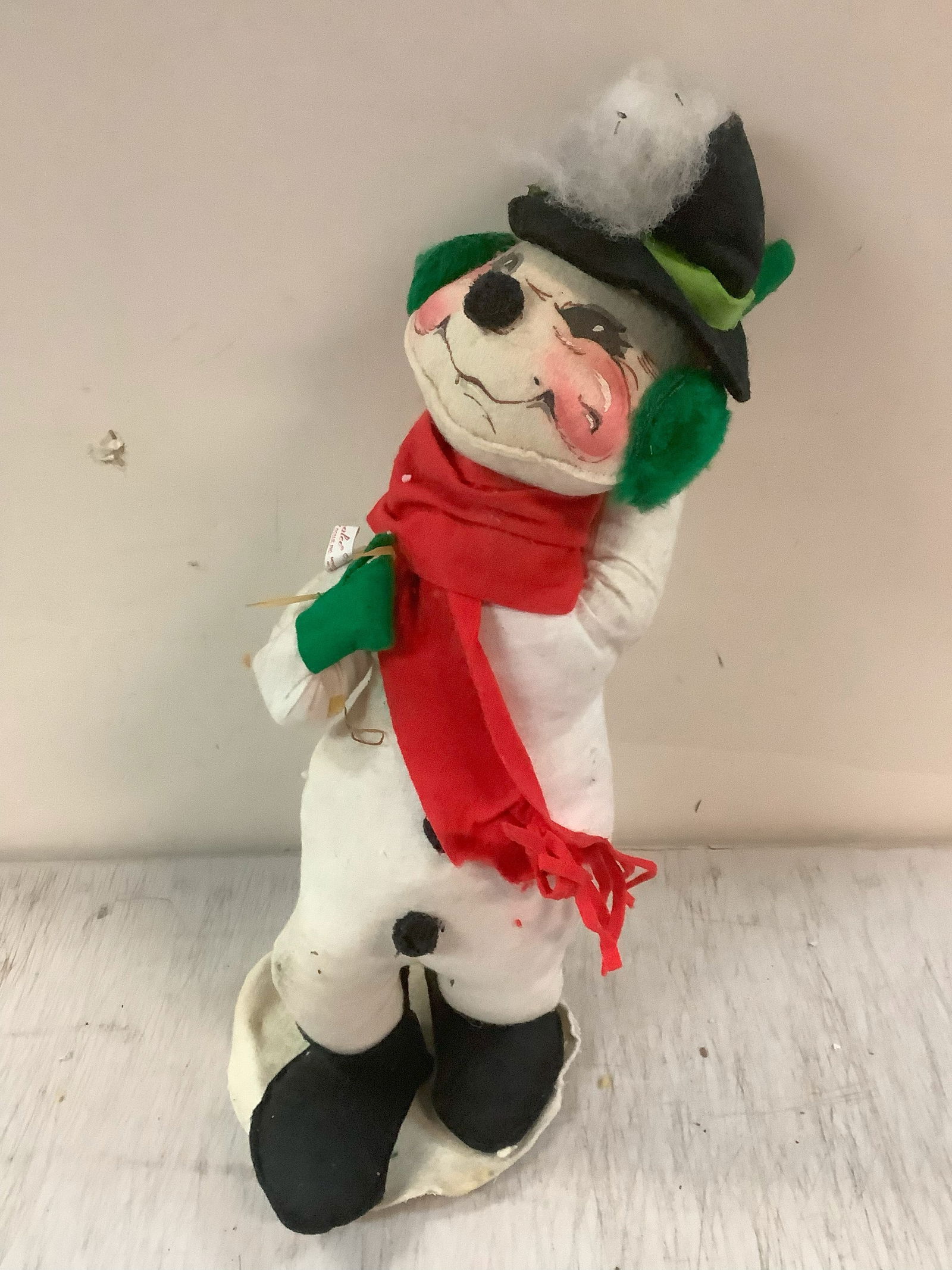 Annalee Vintage Snowman Christmas Doll 20in tall: Annalee Vintage Snowman Christmas Doll 20in tall