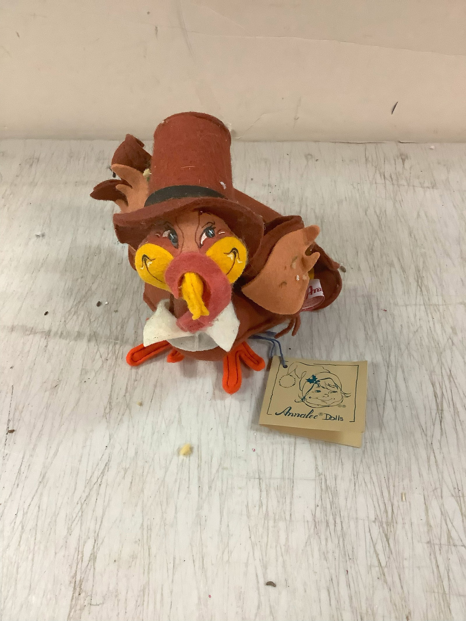 Annalee Vintage Thanksgiving Turkey Doll 6.5in tall: Annalee Vintage Thanksgiving Turkey Doll 6.5in tall