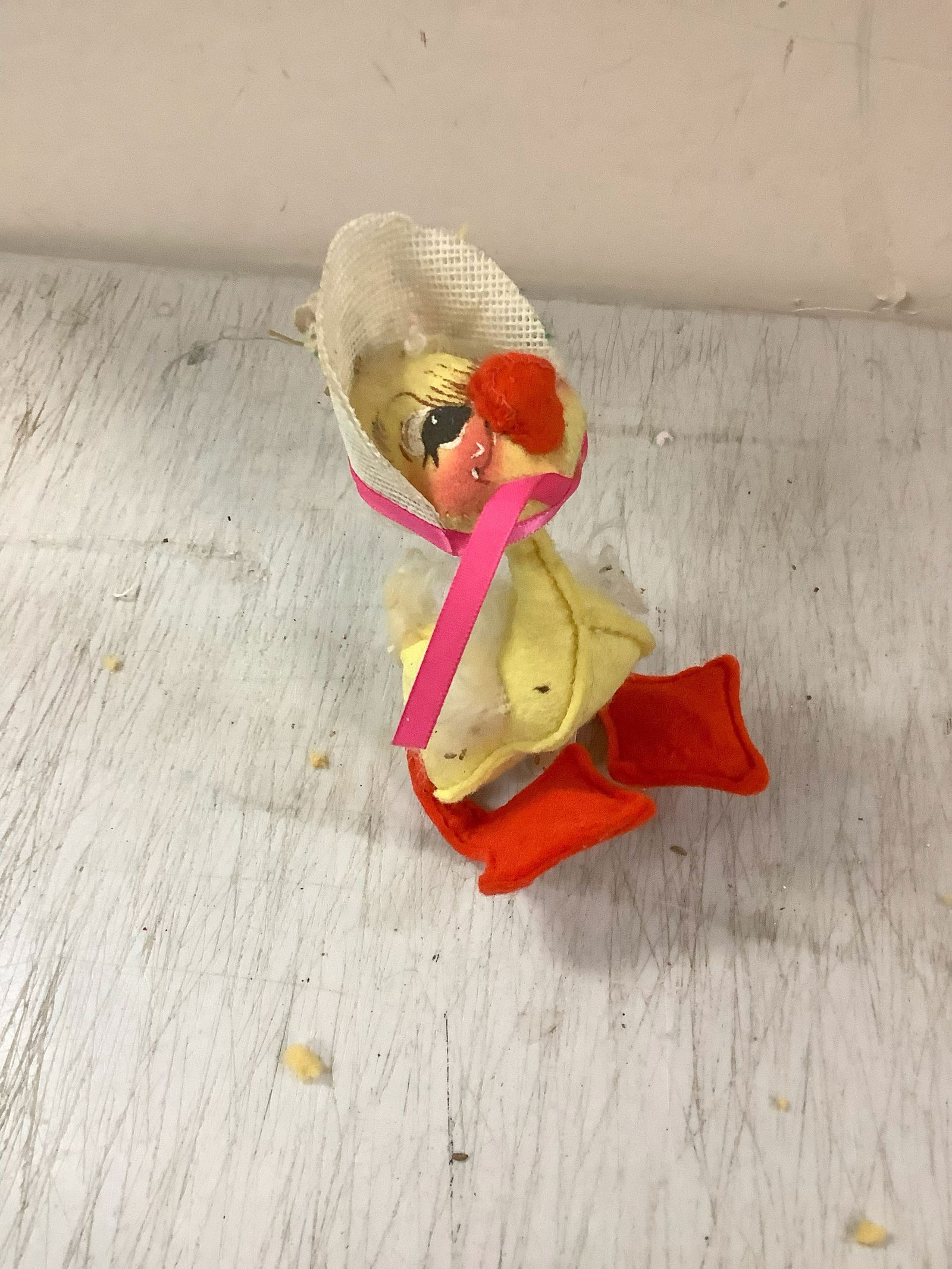 Annalee Vintage Goose with Bonnet Doll 6.5in tall (1 of 1)