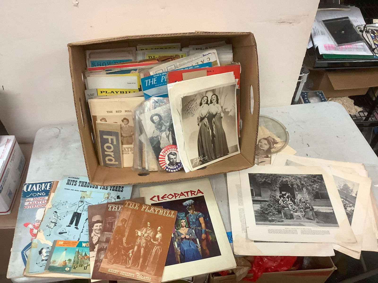 Signed Vintage Playbill, Assorted Vintage Playbills, Picyures Photographic History of The Civil War, (1 of 1)