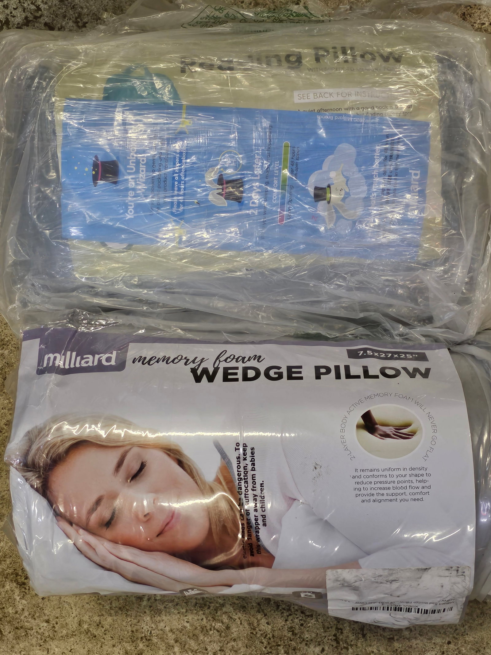 New Milliard Wedge Pillow and Reading Pillow: New Milliard Wedge Pillow and Reading Pillow
