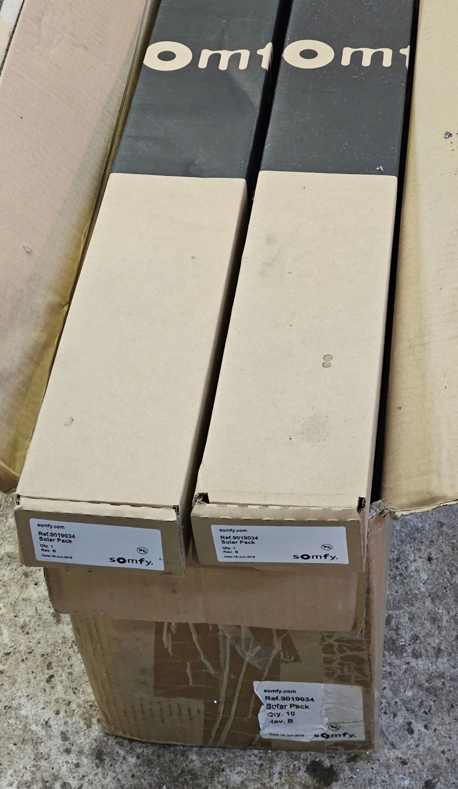 NIB 10 Qty Somfy Solar Packs Ref 9019034 (1 of 2)
