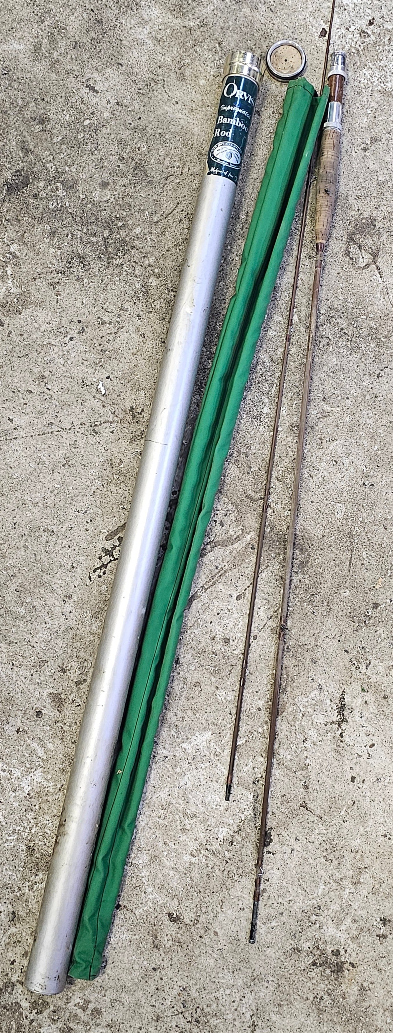 Vintage Orvis Bamboo Fishing Rod and Case (1 of 2)