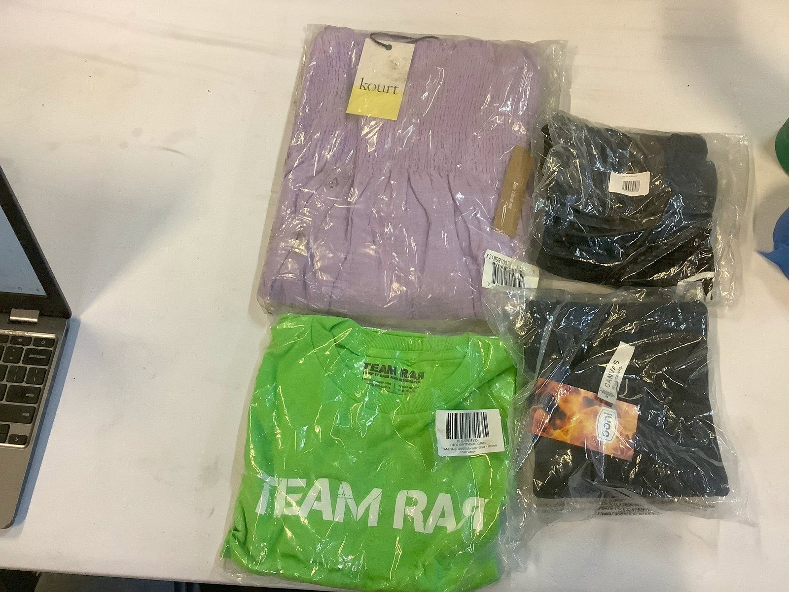 Lot of Youth large graffiti monster shirt, Small kourt knit sweater and more small and medium: Lot of Youth large graffiti monster shirt, Small kourt knit sweater and more small and medium