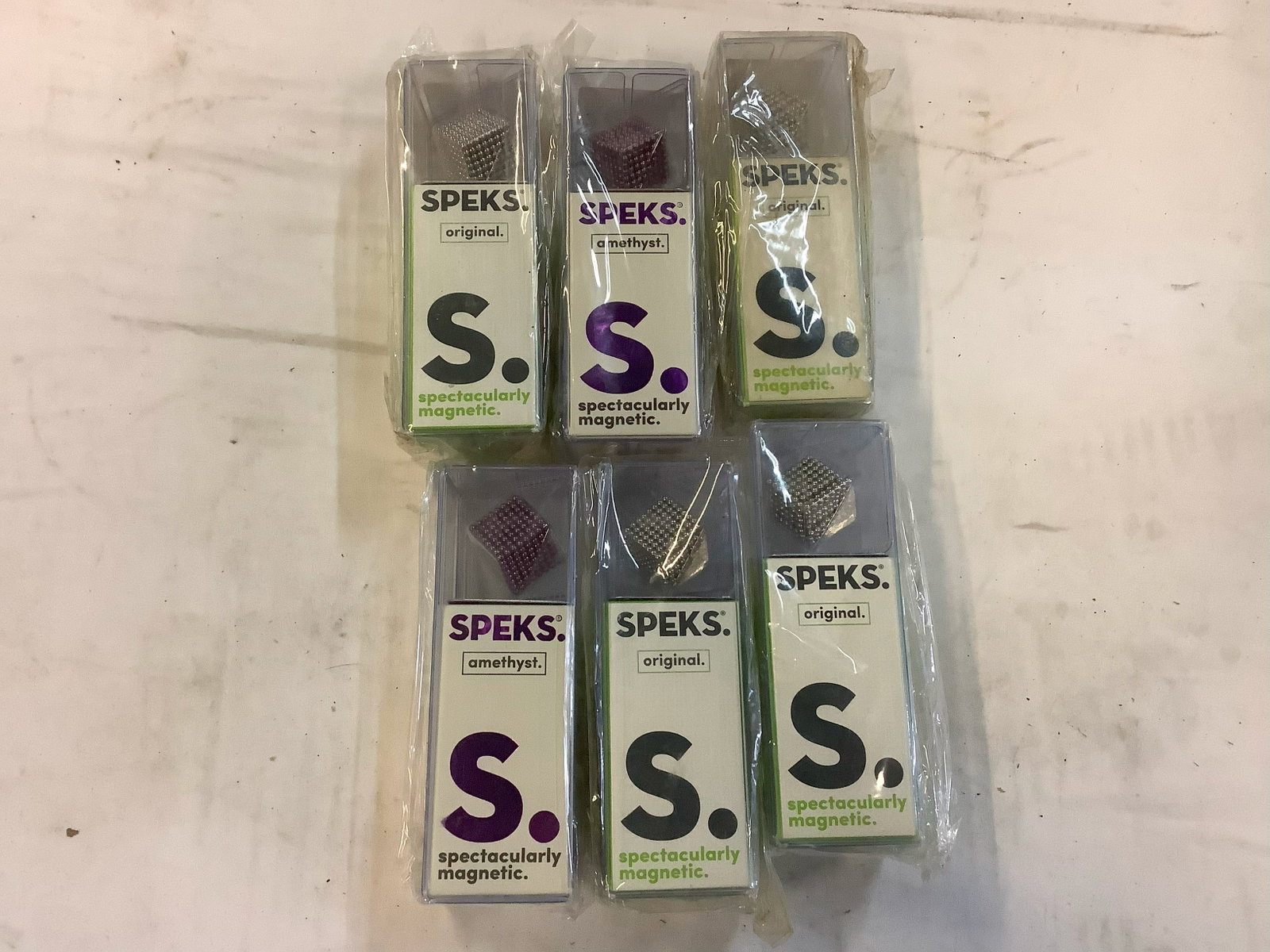 Lot of SPEKS original and amethyst spectacularly rare earth magnets: Lot of SPEKS original and amethyst spectacularly rare earth magnets