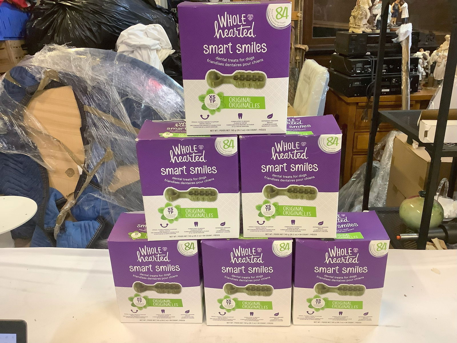 Lot of whole hearted smart smiles dental treats for doogs: Lot of whole hearted smart smiles dental treats for doogs