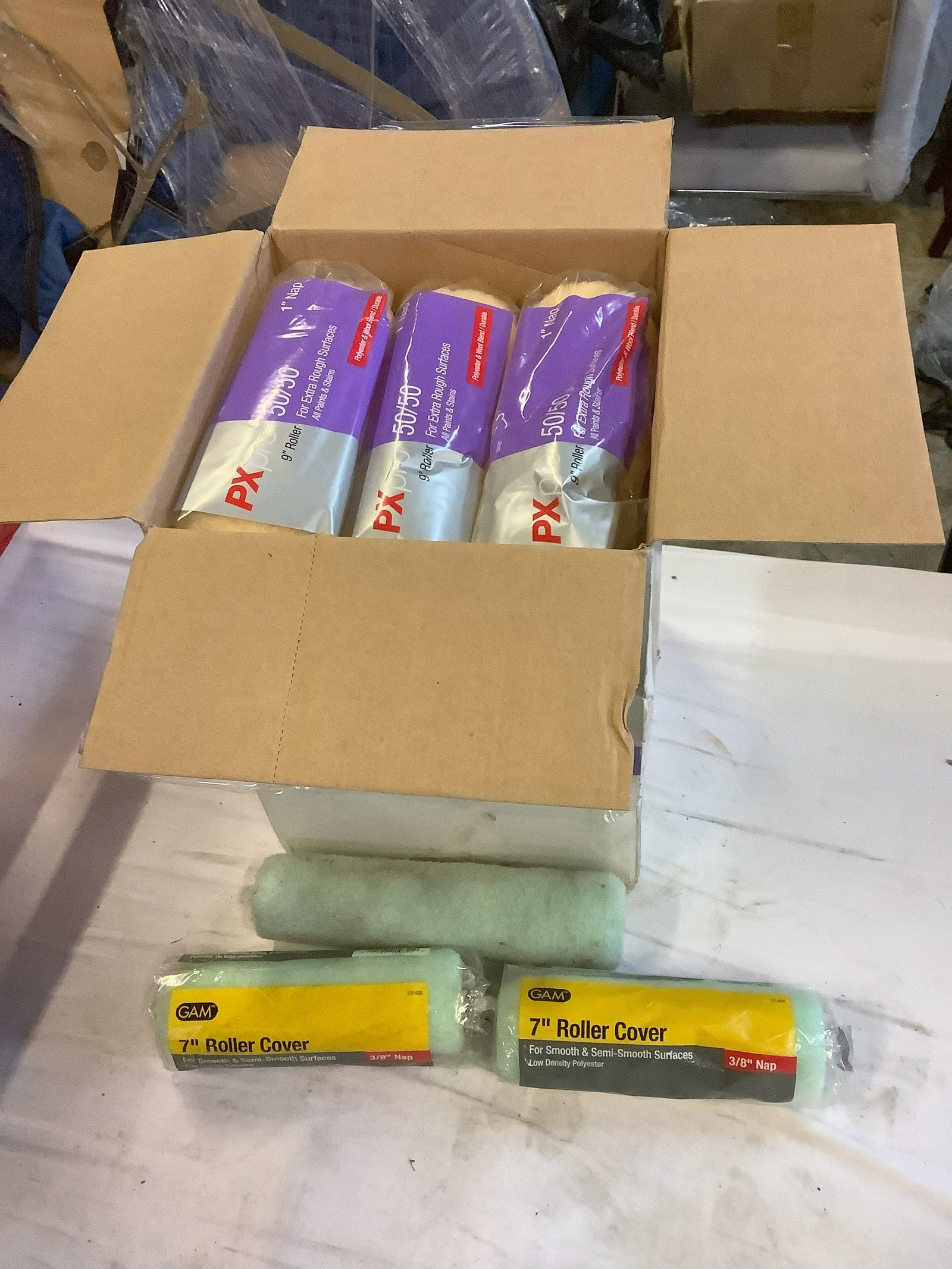 Lot of roller covers: Lot of roller covers