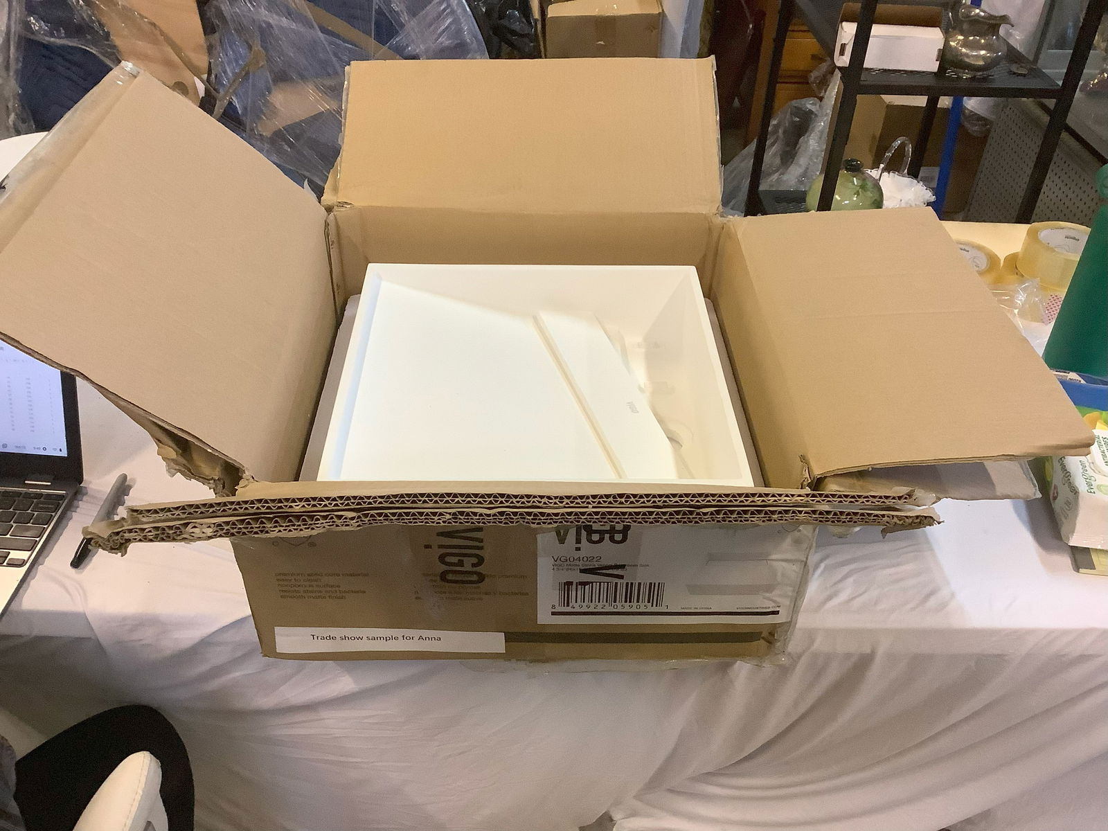 VIGO Matte Stone Vessel Bathroom Sink (1 of 1)