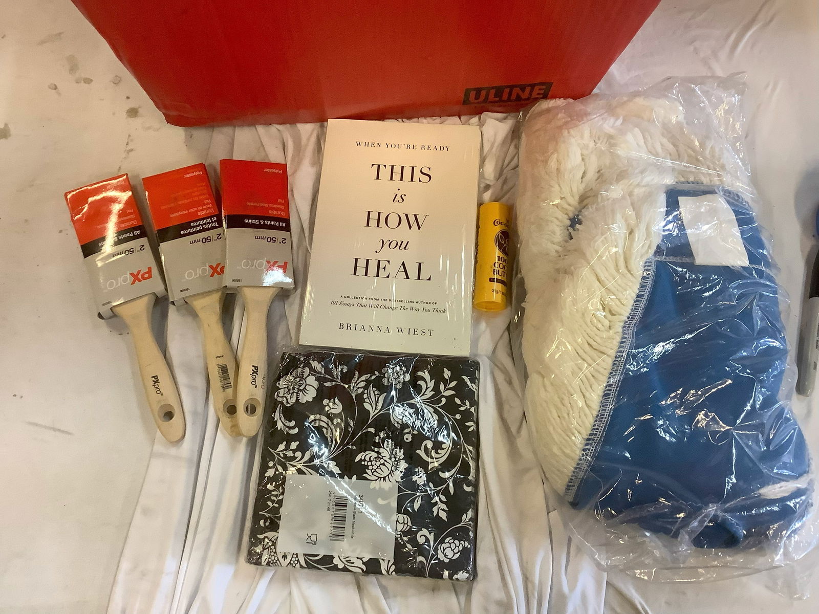 Paint Brushes, Book, Napkins and more: Paint Brushes, Book, Napkins and more