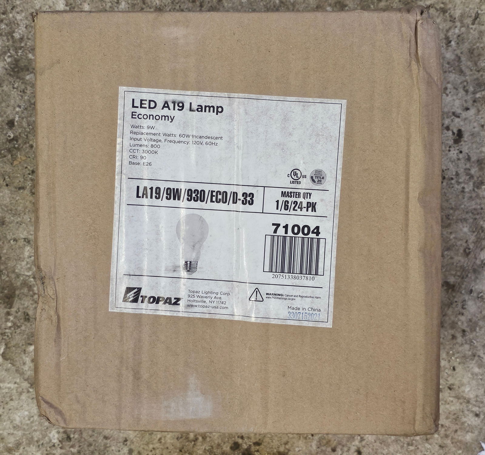 Case of 24 New LED Light Bulbs (1 of 1)