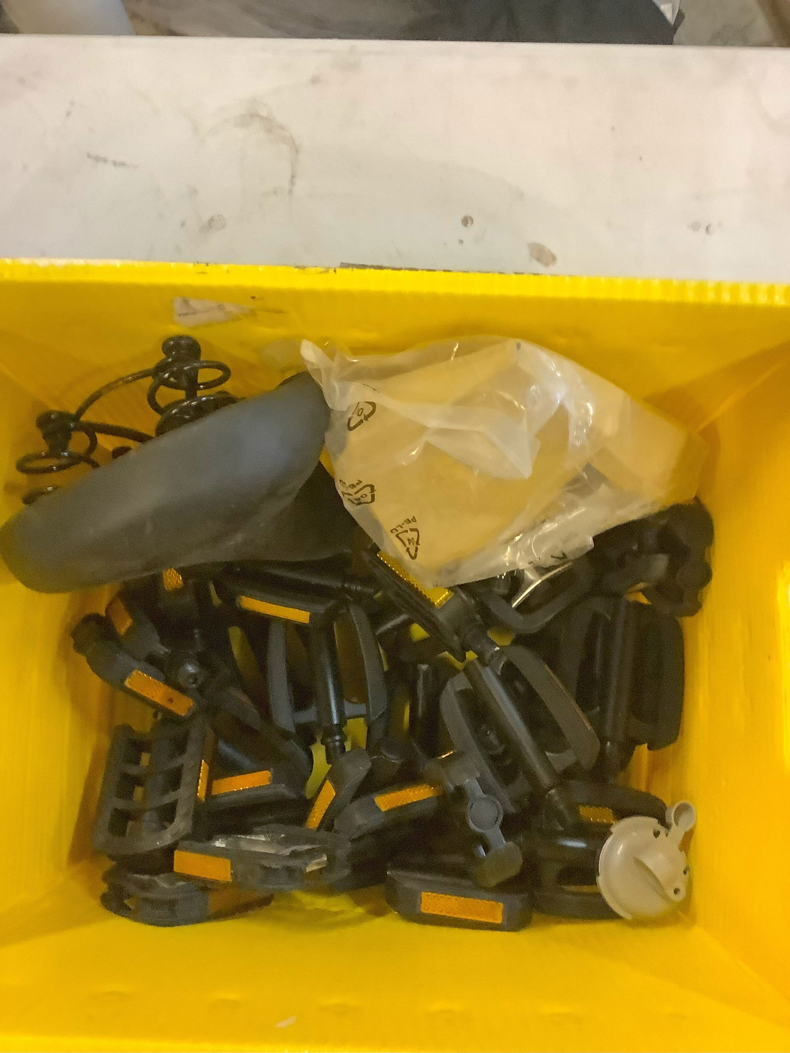 Bicycle Pedals and Bicycle Seat (1 of 1)