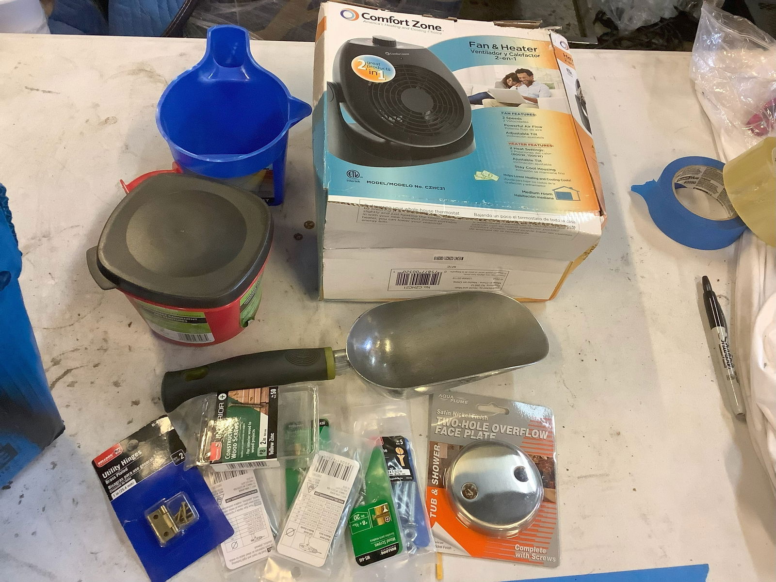 Comfrot Zone Fan & Heater, Metal Scoop, Various Hardware and more (1 of 1)
