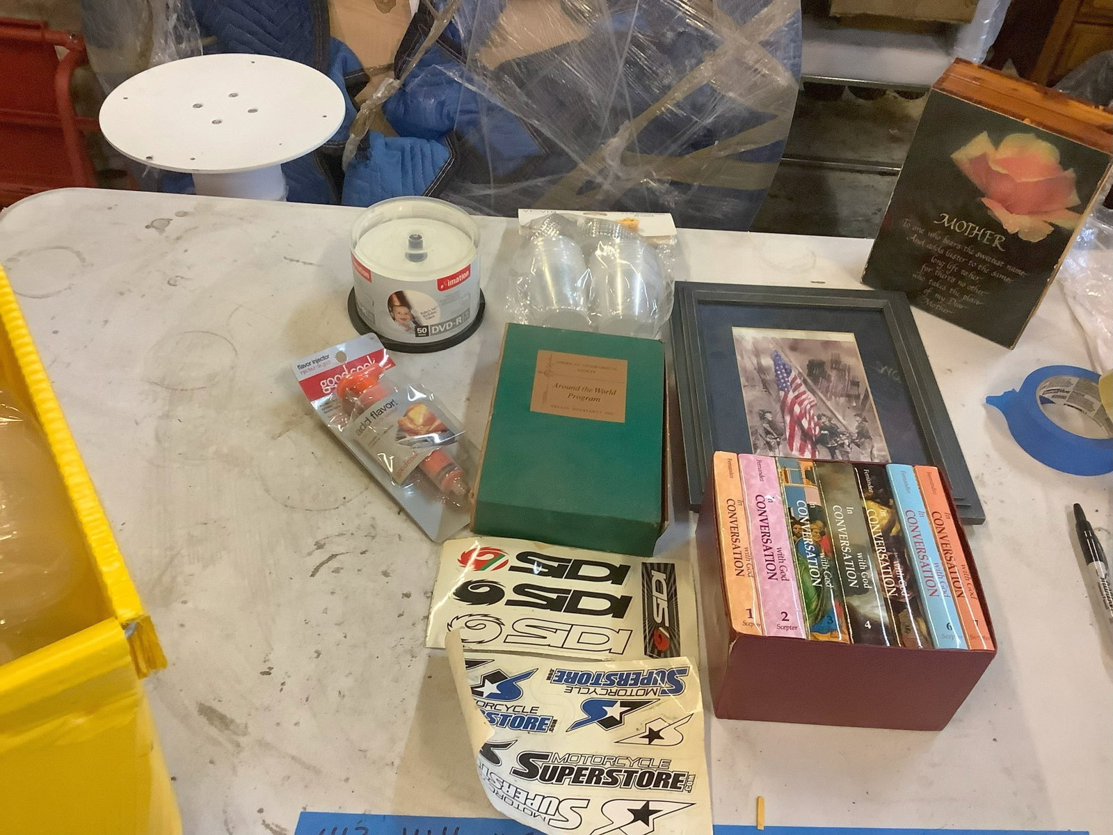 Lot of Books, Snack Cups, Jewelry Box and more: Lot of Books, Snack Cups, Jewelry Box and more