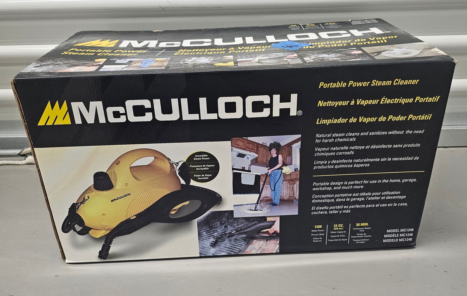 McCulloch Portable Steam Cleaner (1 of 1)