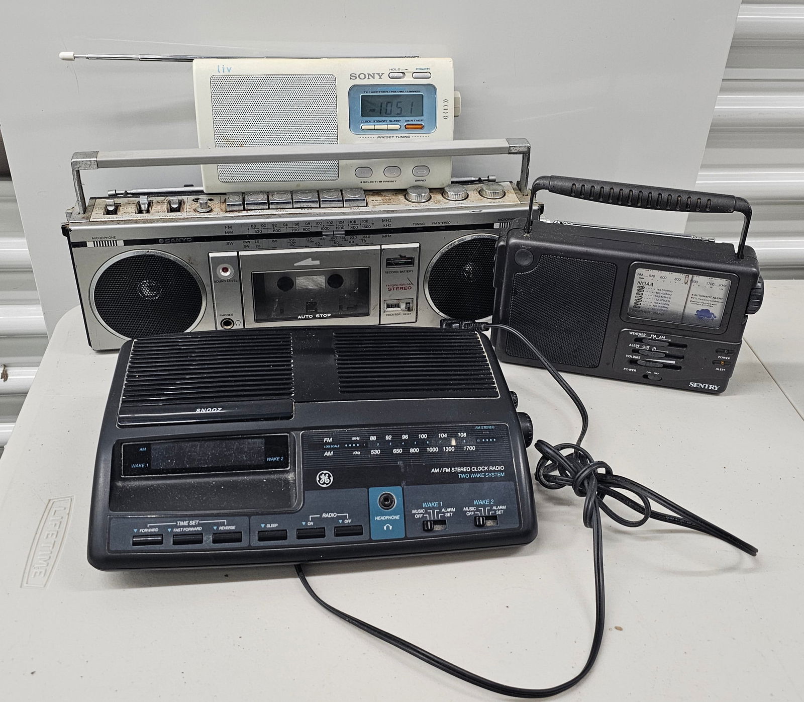 Vintage Portable Radios and Alarm Clock (1 of 1)