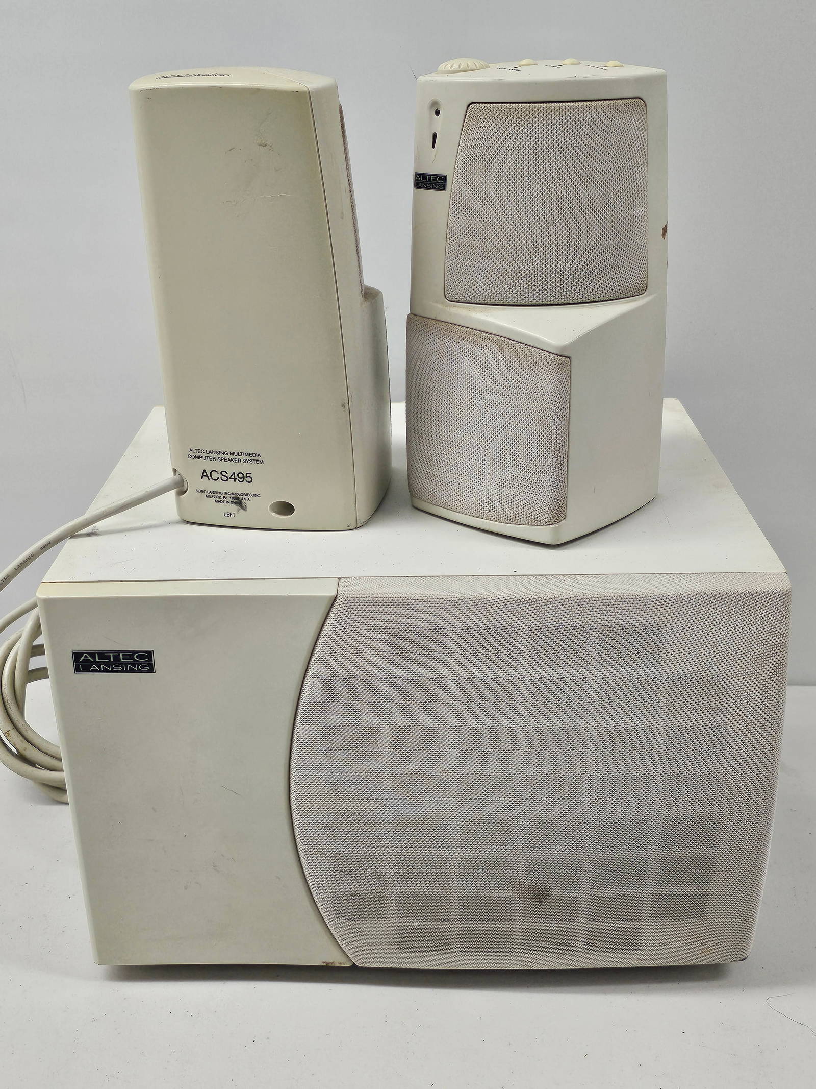 Vintage Altec Lansing Computer Speakers Auction