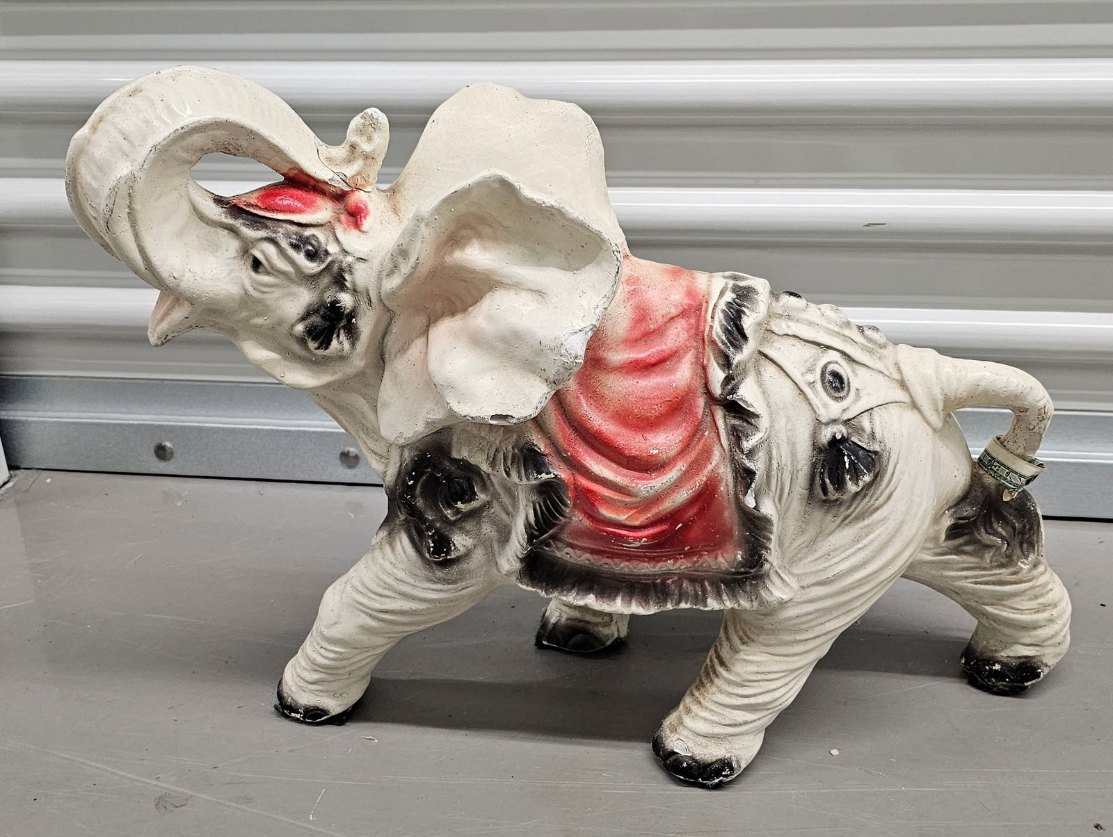 Large Vintage Elephant Good Luck Statue (1 of 1)