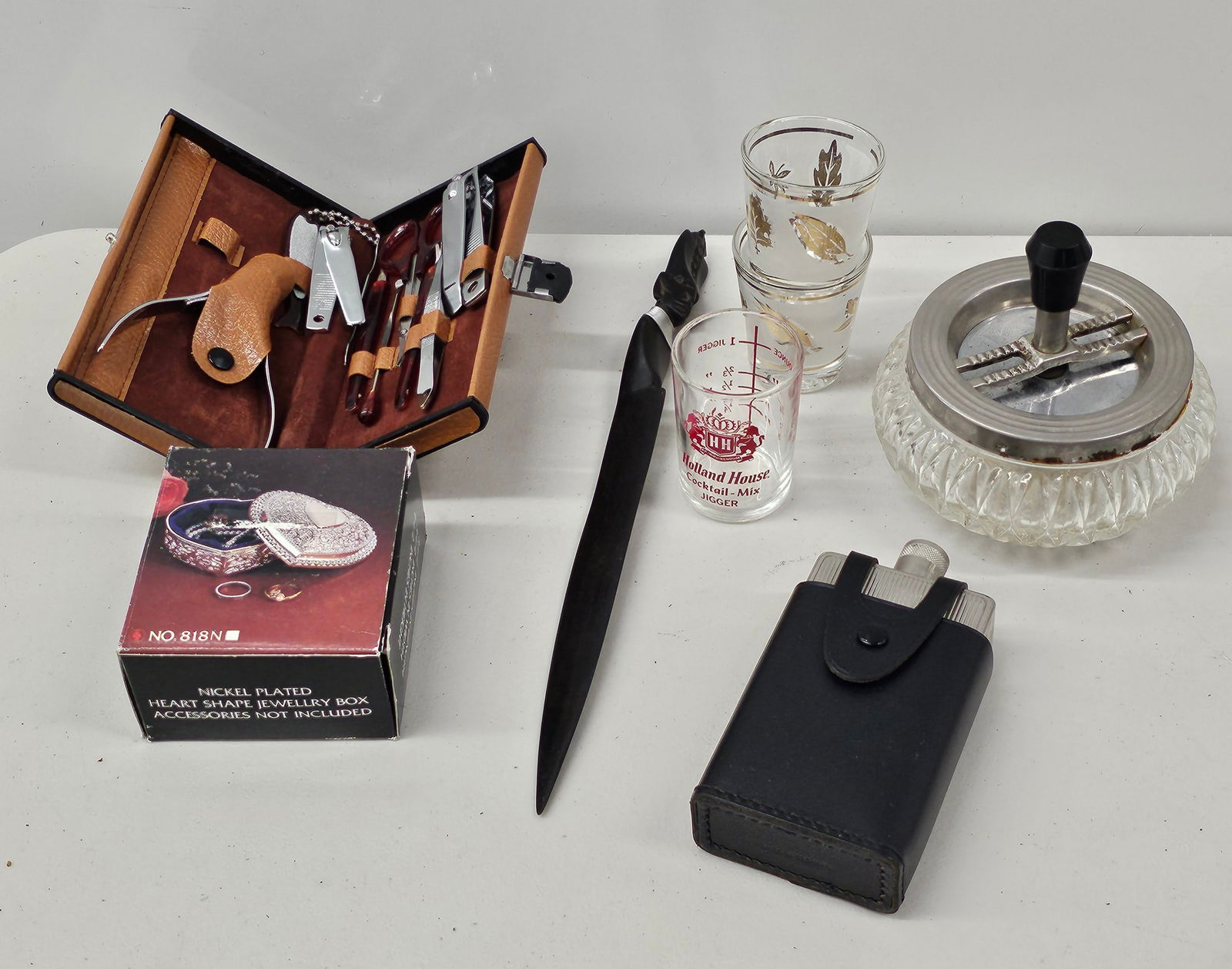 Vintage Bar and Dresser Items (1 of 1)