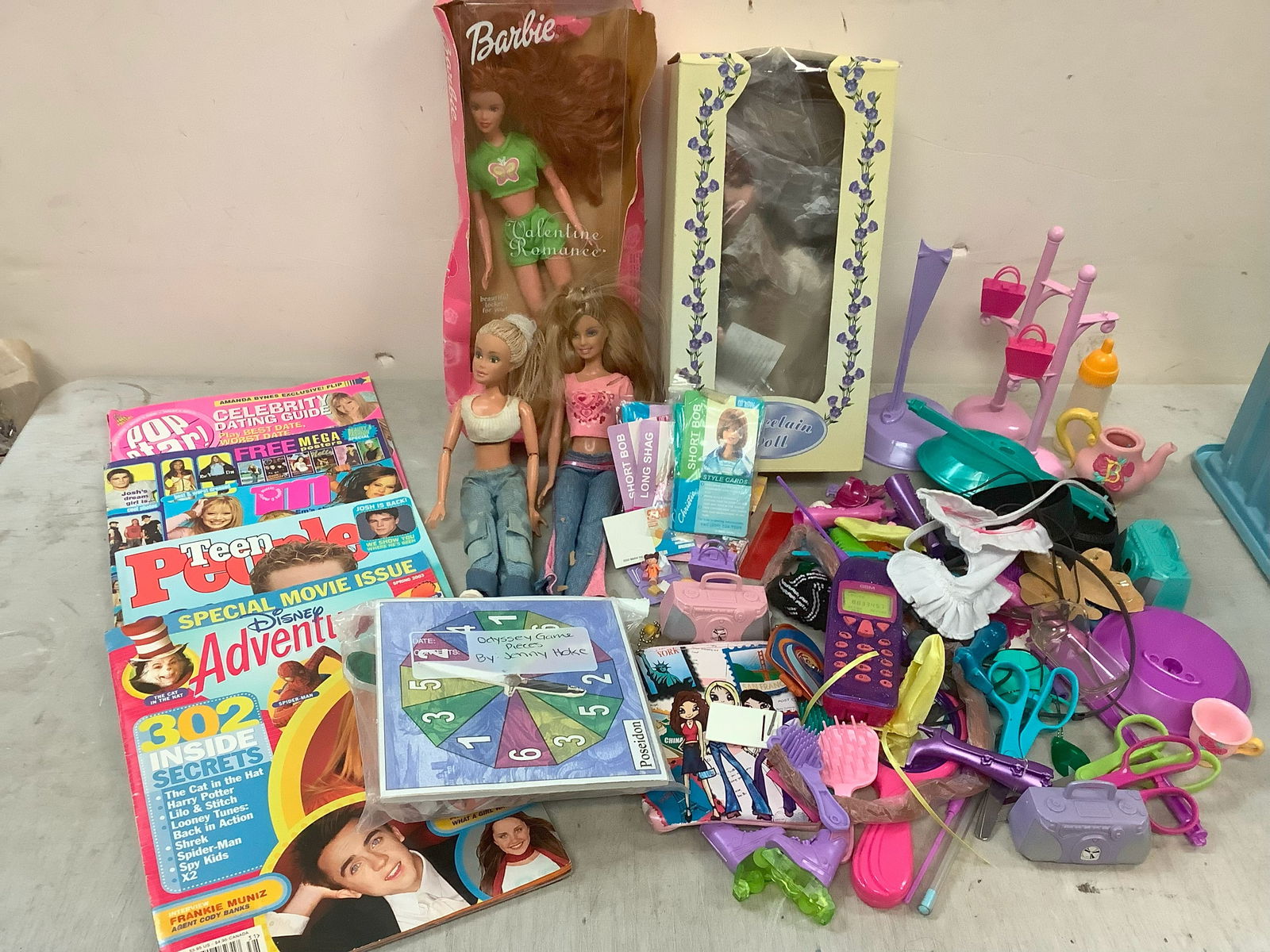 Barbie Dolls, Porcelain Doll, Cut N' Style - Style Cards - Barbie, etc., Assorted Teen Magazines, (1 of 1)