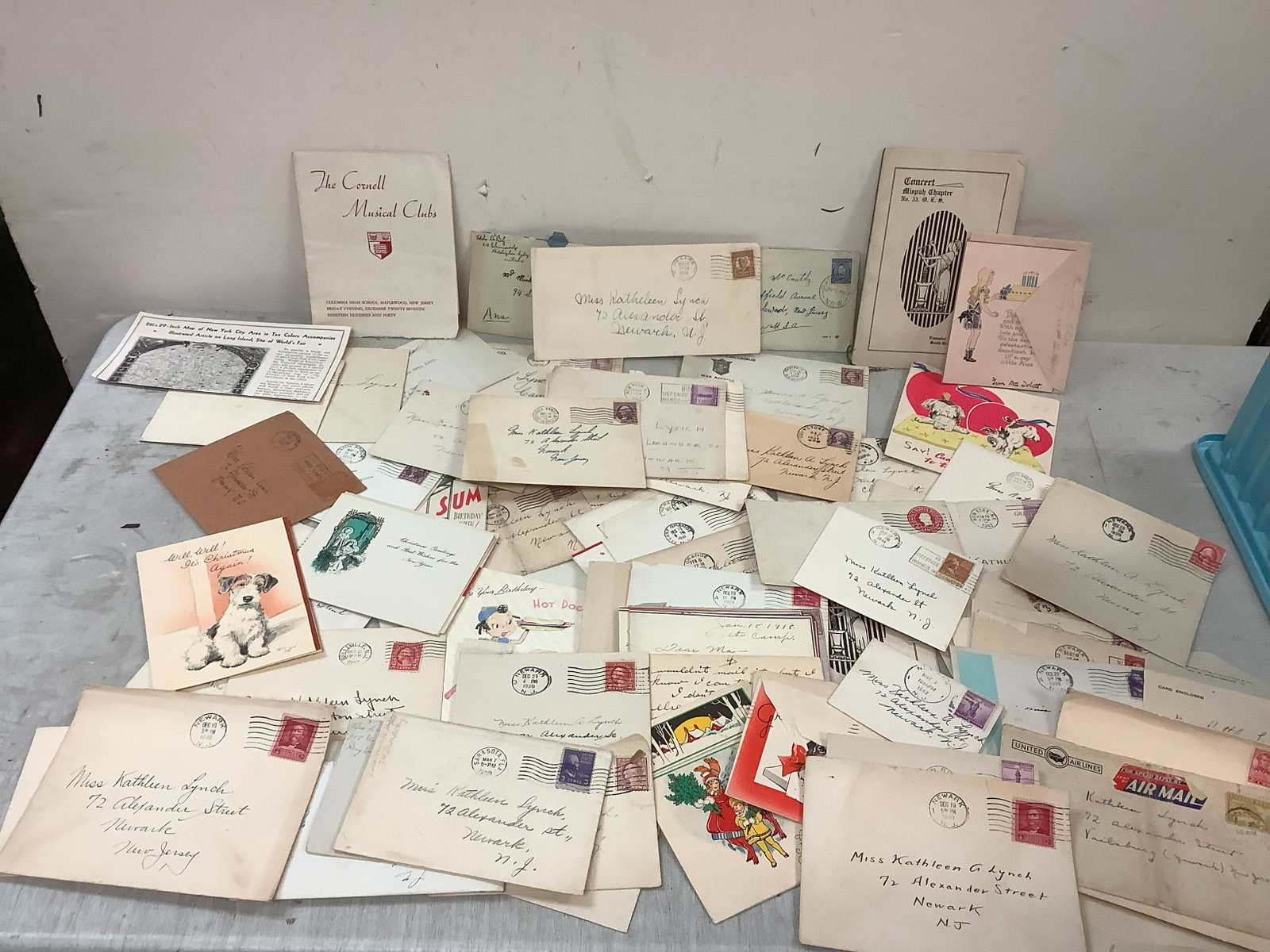 Lot of Vintage Letters/Correspondence some back to 1918: Lot of Vintage Letters/Correspondence some back to 1918