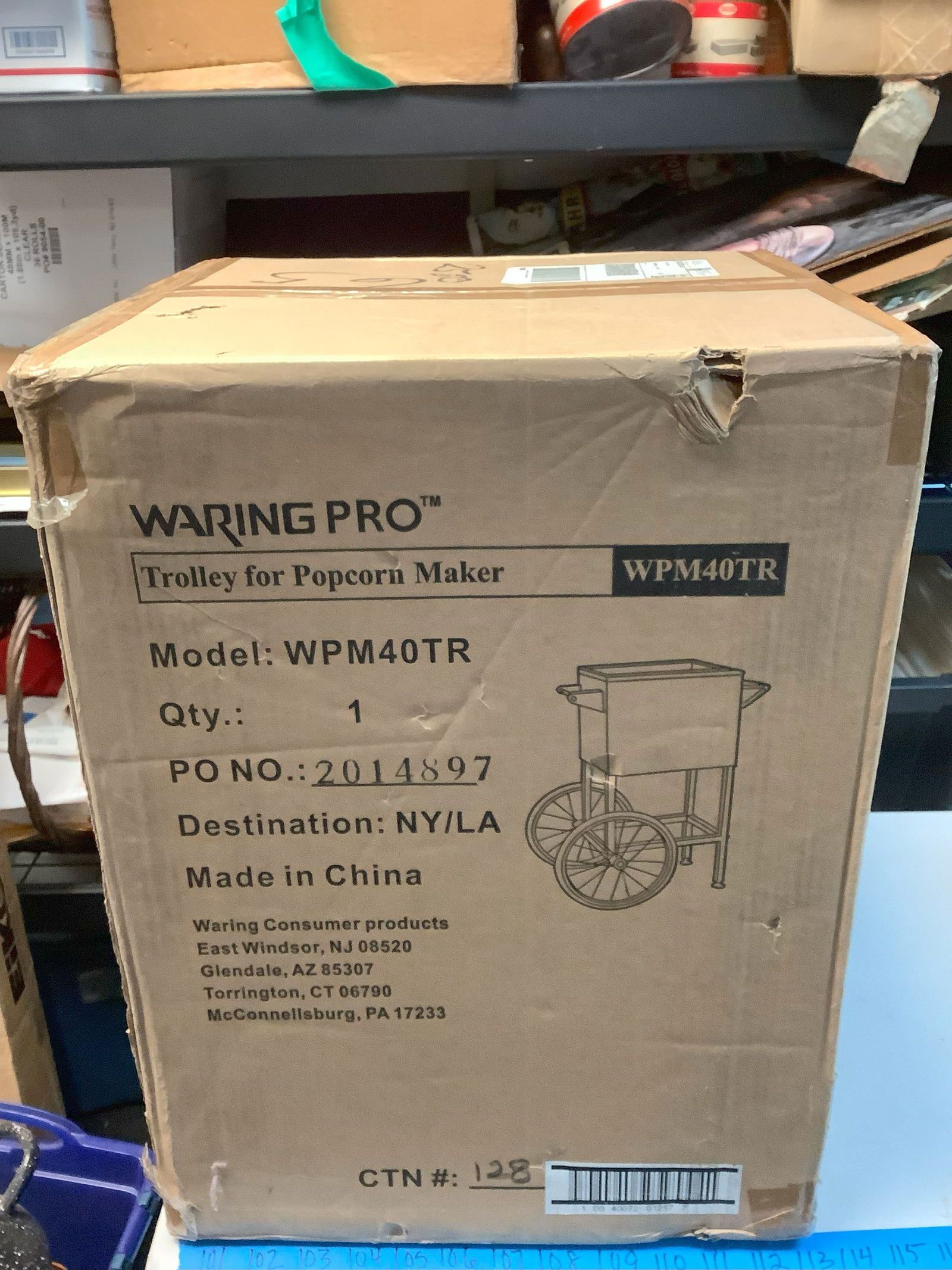 Waring Pro Trolley for Popcorn Maker new (1 of 1)