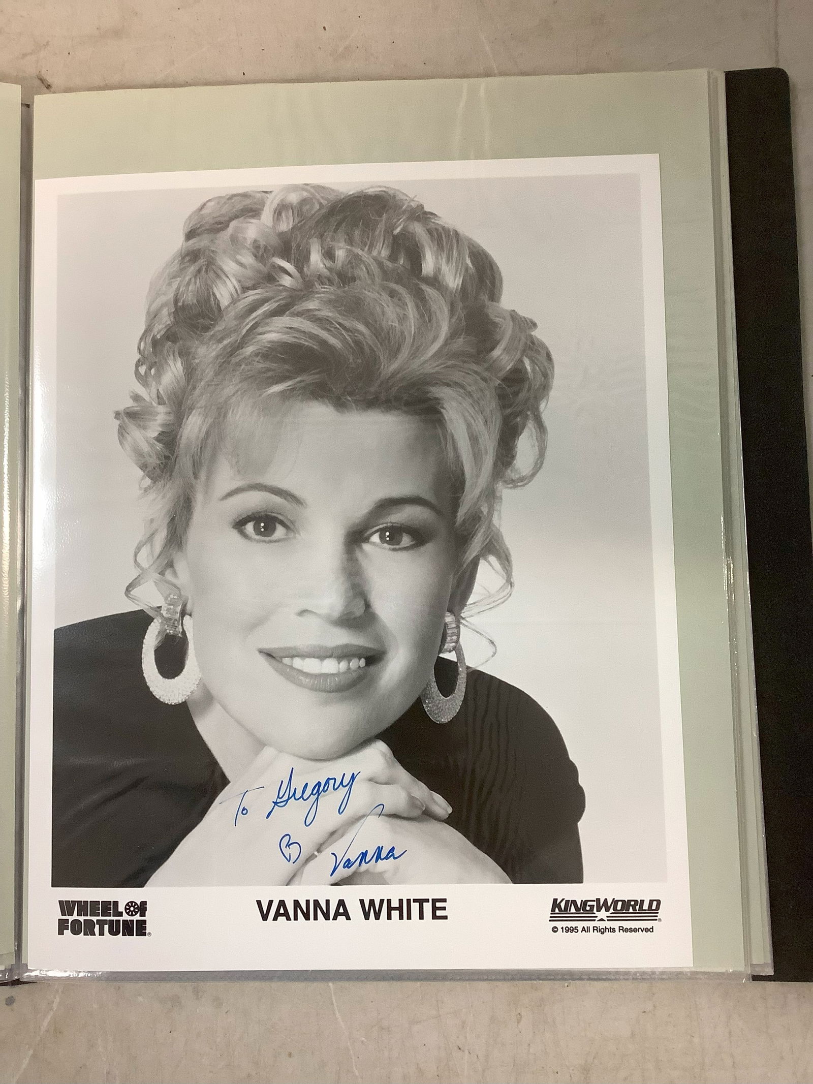 Autographed Headshot - Vanna White 8x10 (1 of 1)