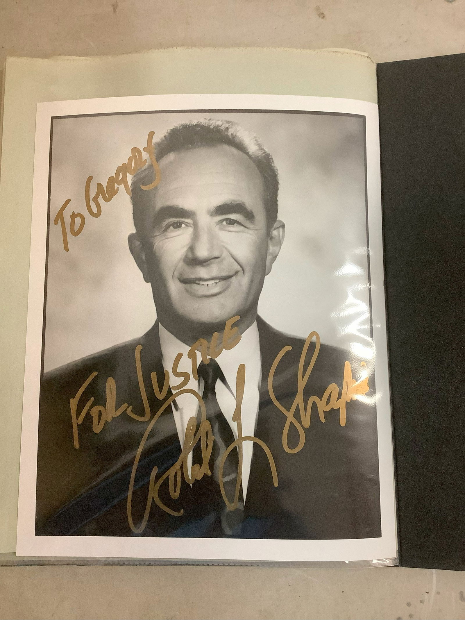 Autographed Headshot - Robert Shapiro 8x10 (1 of 1)